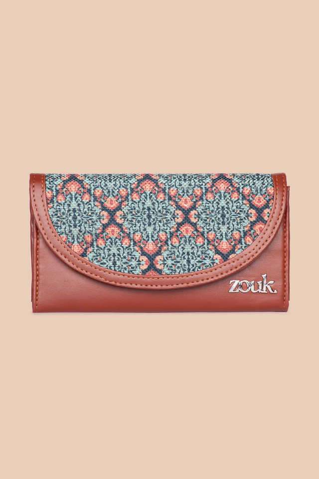 Floral-Jute-WoMen-s-Kyra-Flap-Wallet