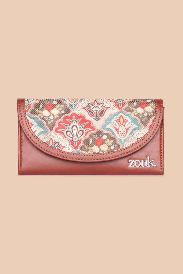 Floral-Jute-WoMen-s-Kyra-Flap-Wallet