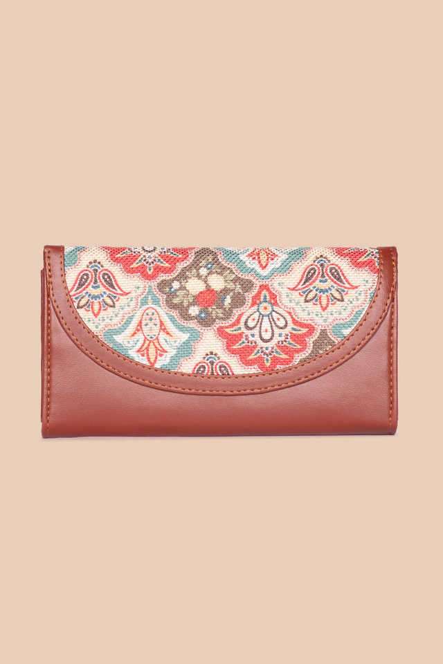 Floral-Jute-WoMen-s-Kyra-Flap-Wallet