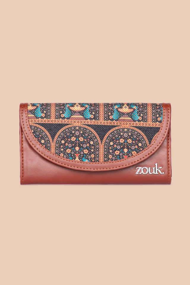 Floral-Jute-WoMen-s-Kyra-Flap-Wallet