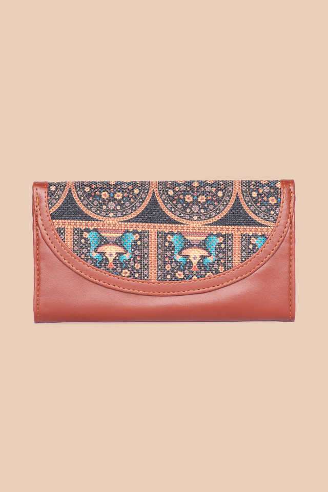 Floral-Jute-WoMen-s-Kyra-Flap-Wallet