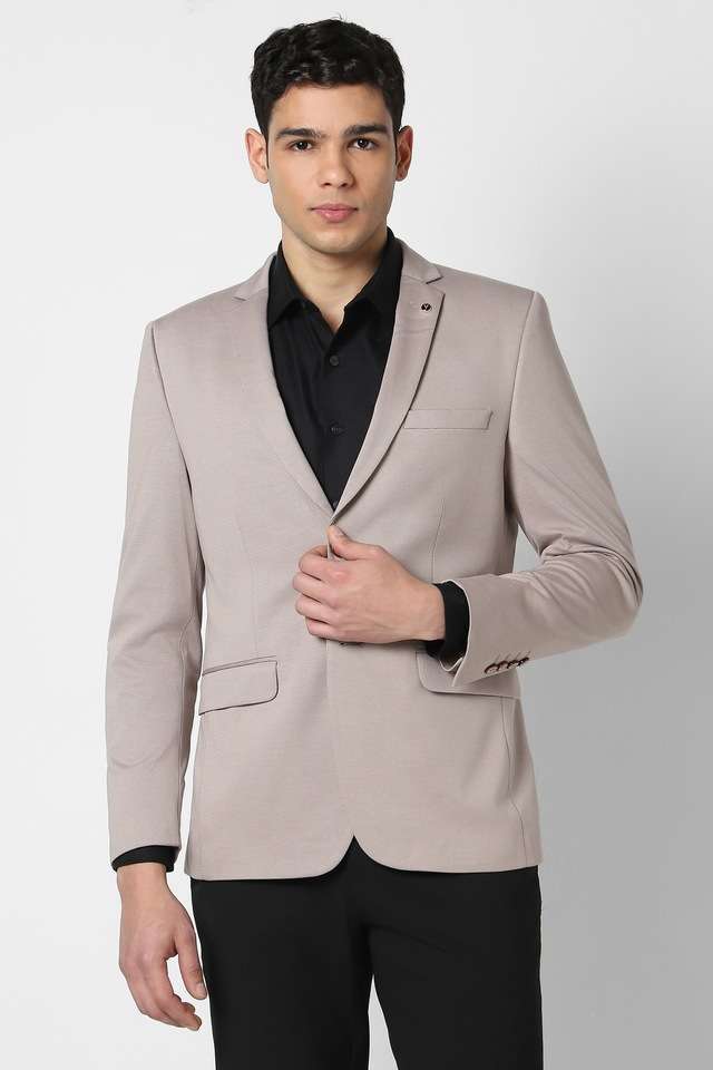 Textured-Polyester-Blend-Super-Slim-Fit-Men-s-Formal-Blazer