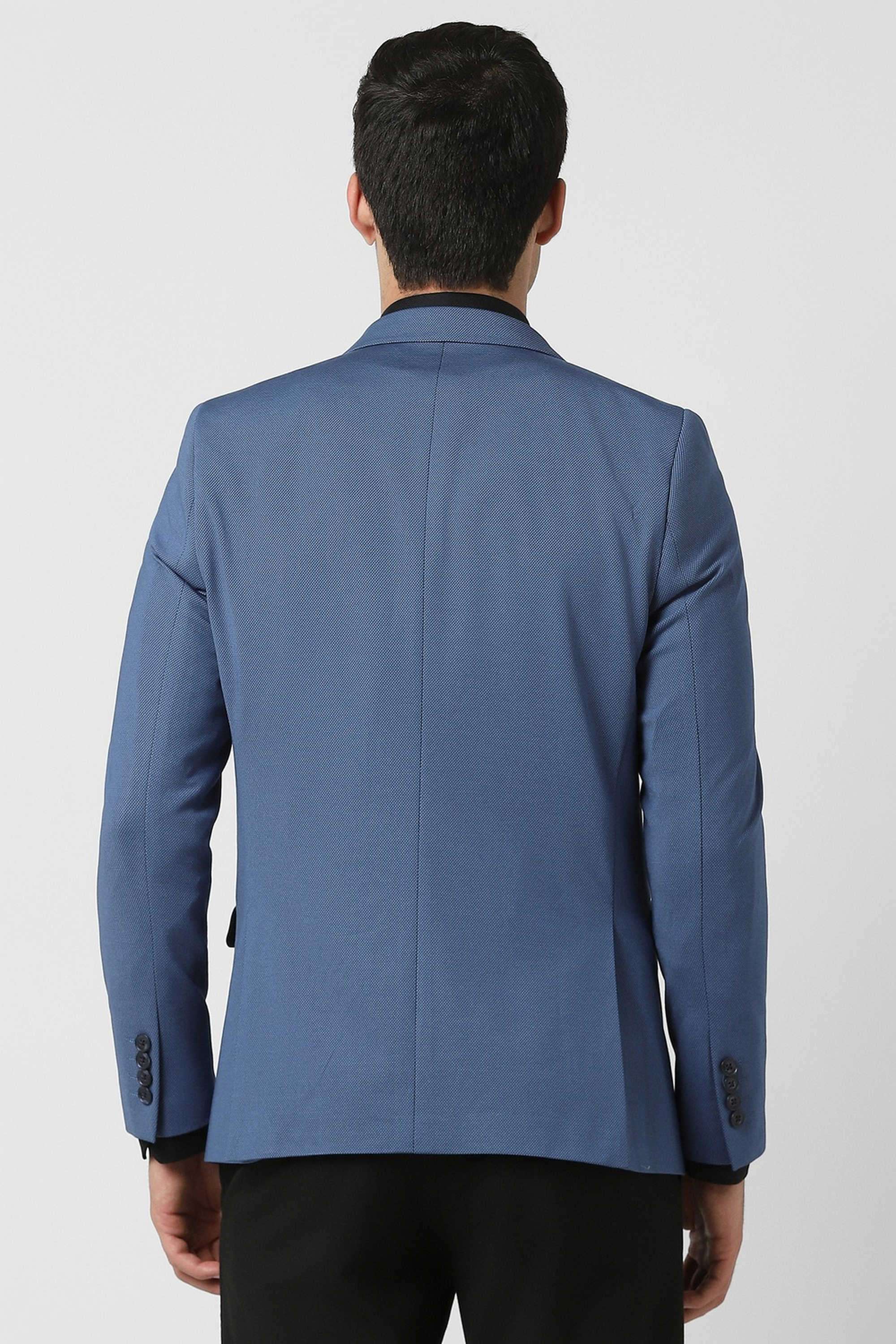 Solid-Blended-Fabric-Round-Neck-Men-s-T-Shirt