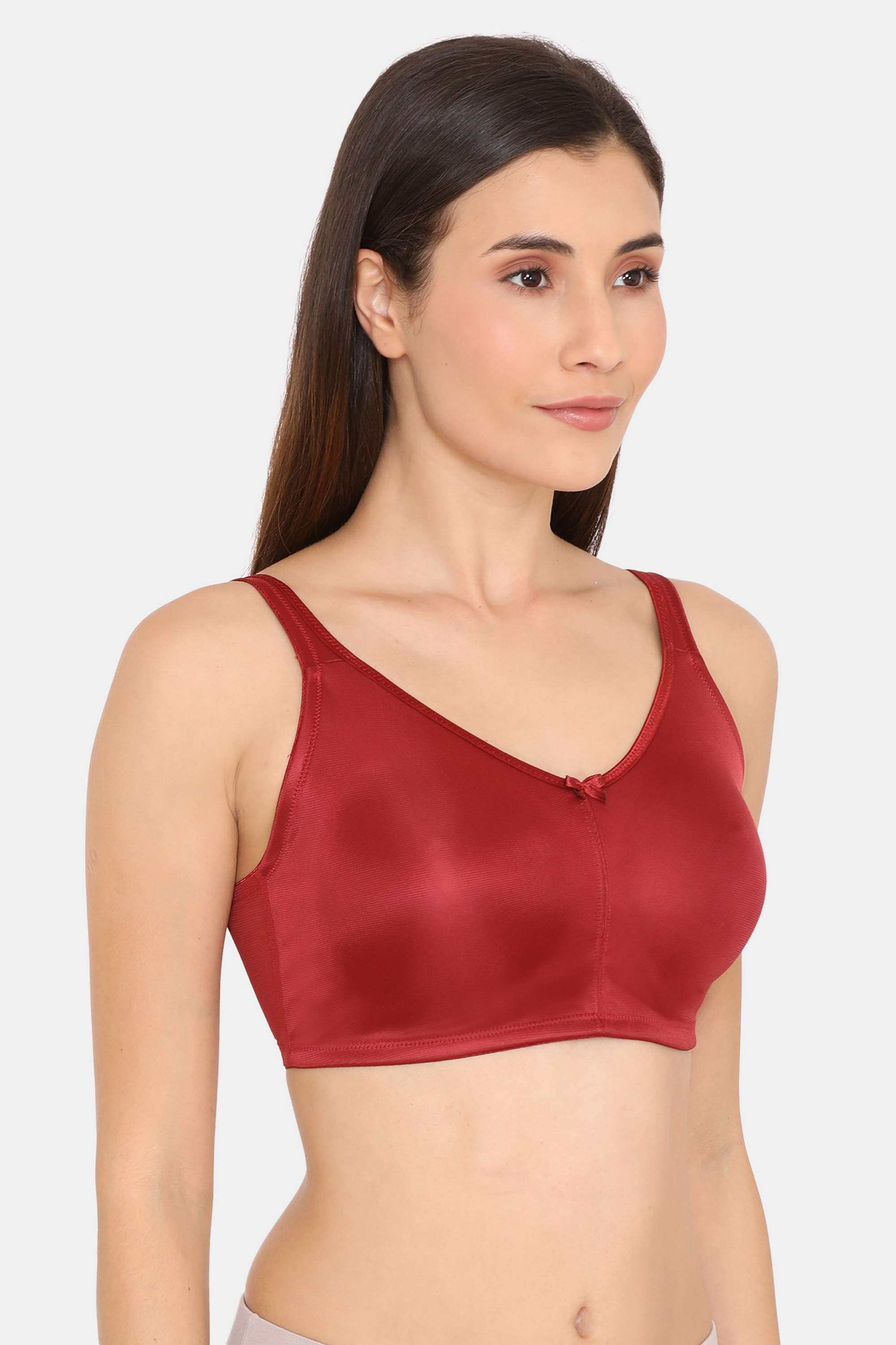 Non-Wired-Double-Layered-Non-Padded-Women-s-Minimiser-Bra