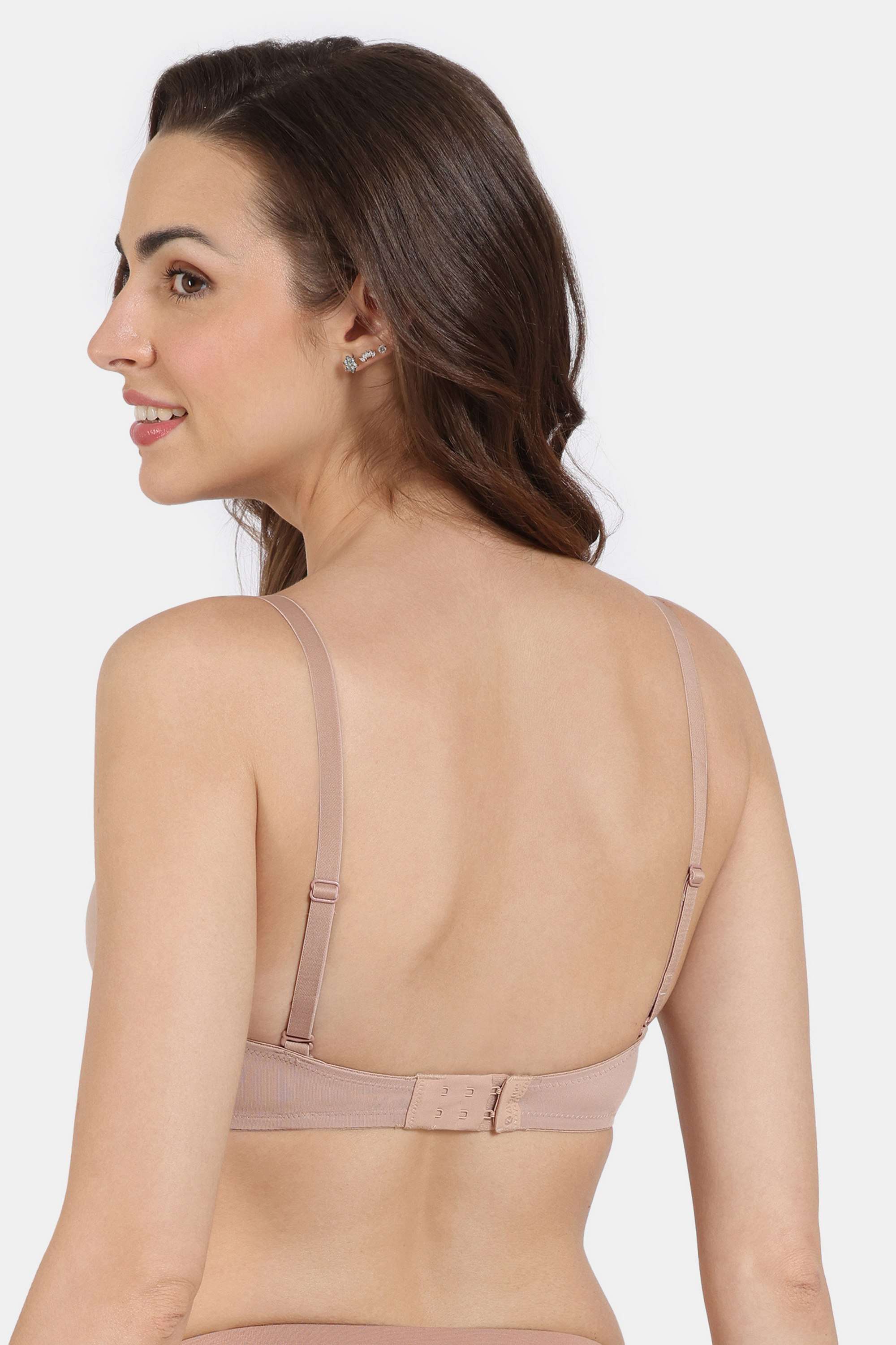 Non-Wired-Fixed-Strap-Lightly-Padded-Women-s-T-Shirt-Bra