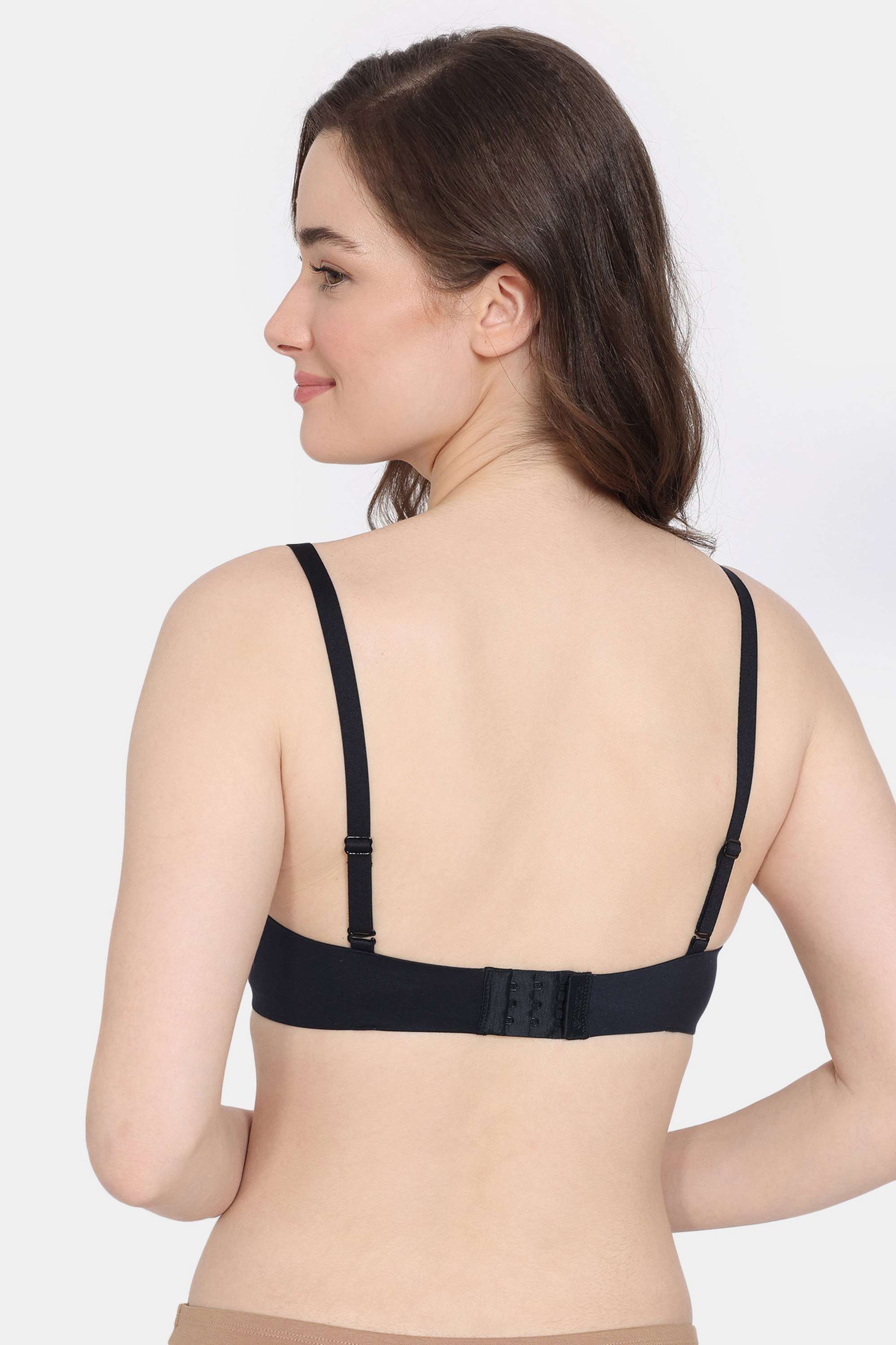 Non-Wired-Fixed-Strap-Lightly-Padded-Women-s-T-Shirt-Bra