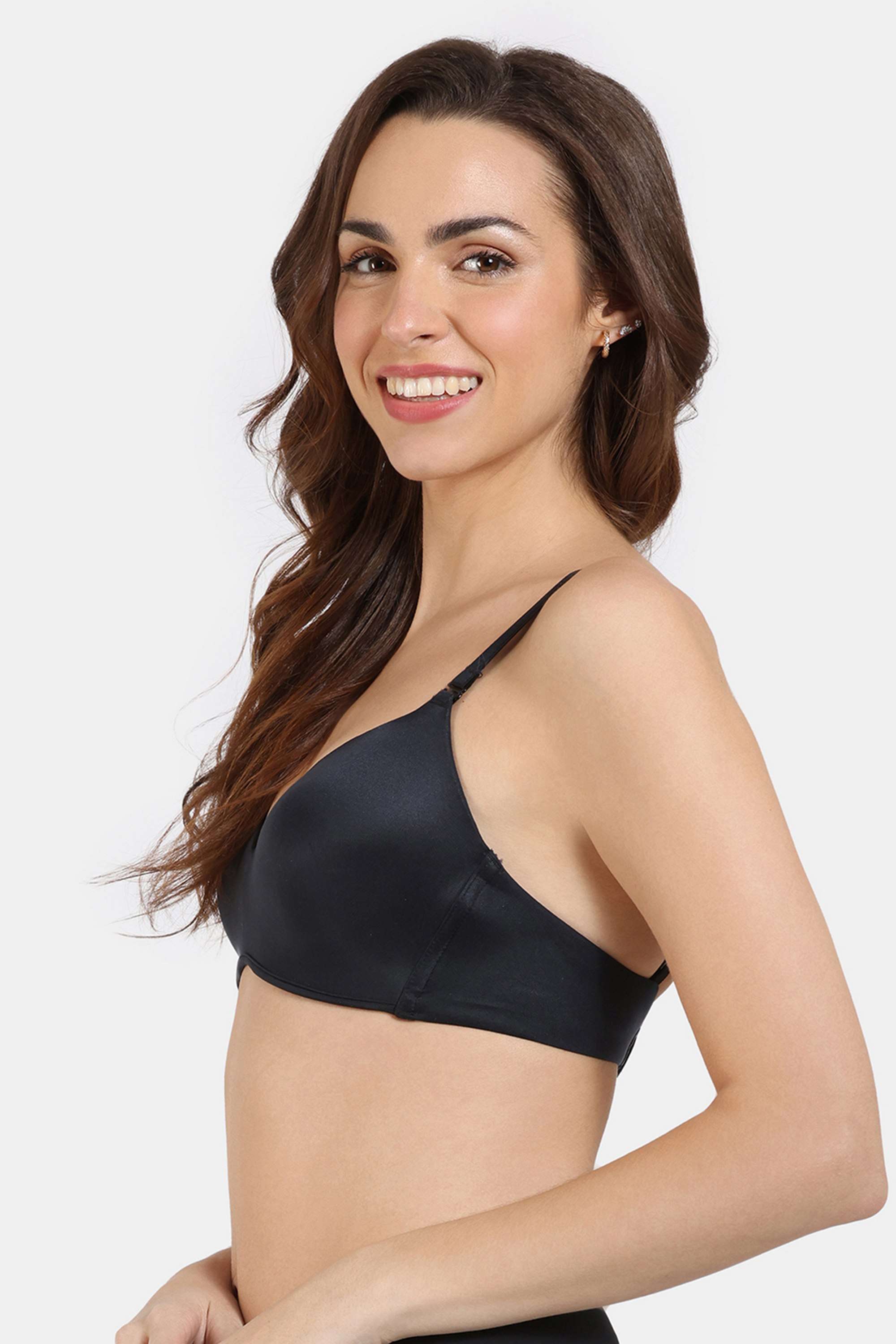 Buy ZIVAME Dark Tan Non-Wired Lightly Padded Women T-Shirt Bra