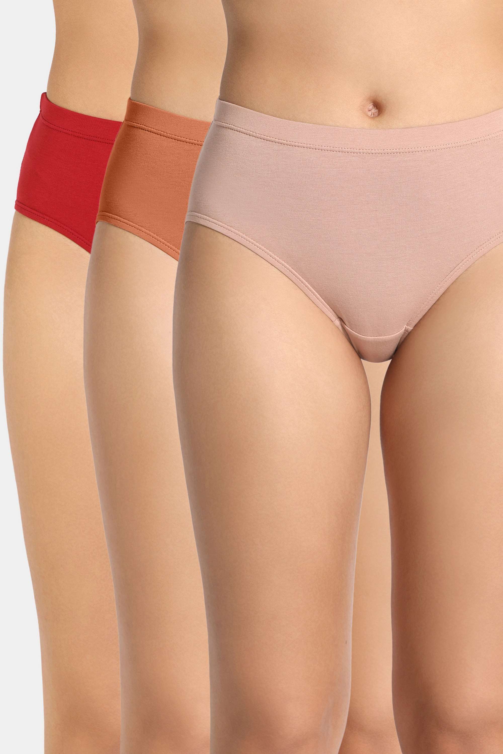 Full-Coverage-Medium-Rise-Hipster-Panty-(Pack-of-3)---Multicolor