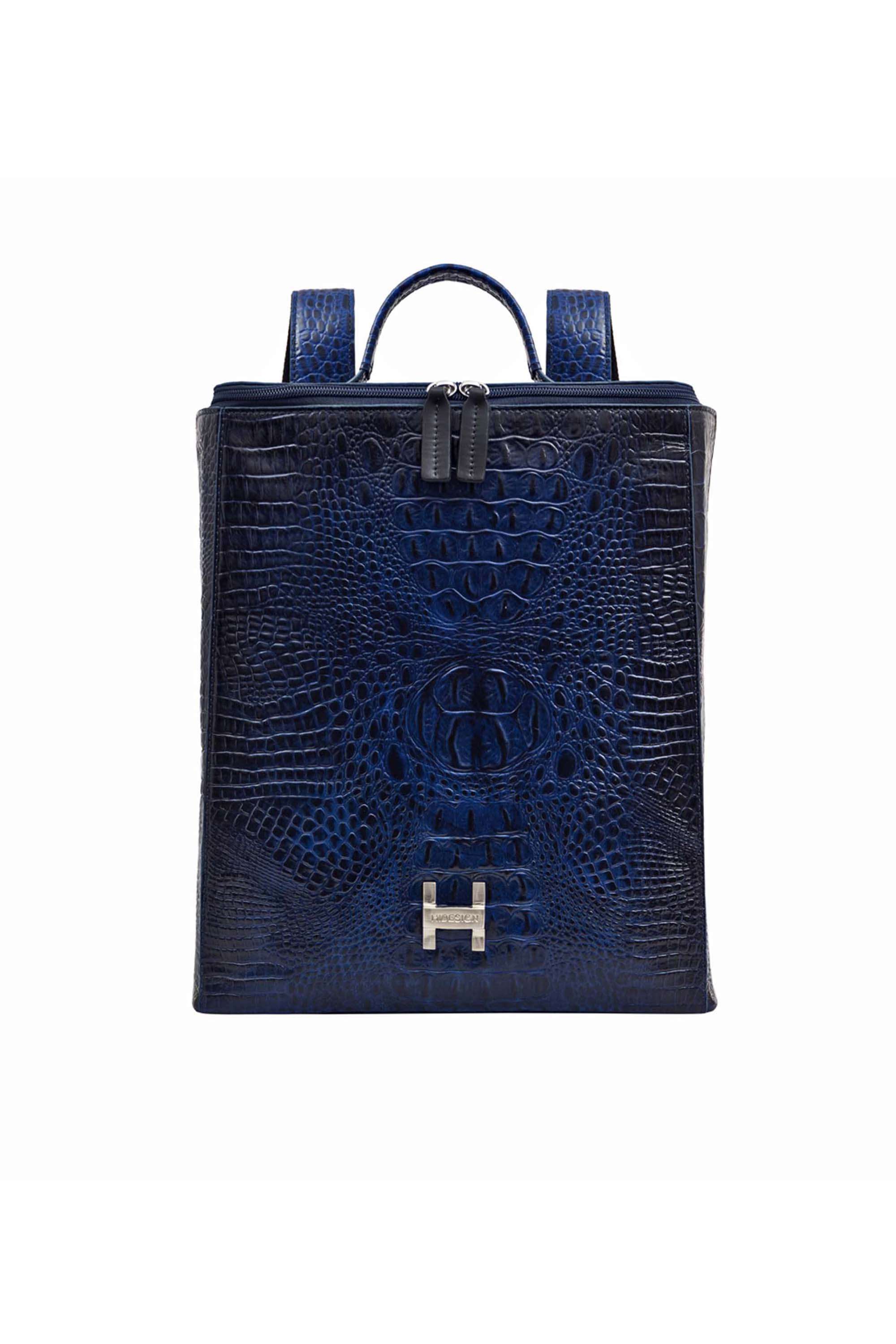 Pure-Leather-Solid-Zipper-Casual-Wear-Women-Backpack
