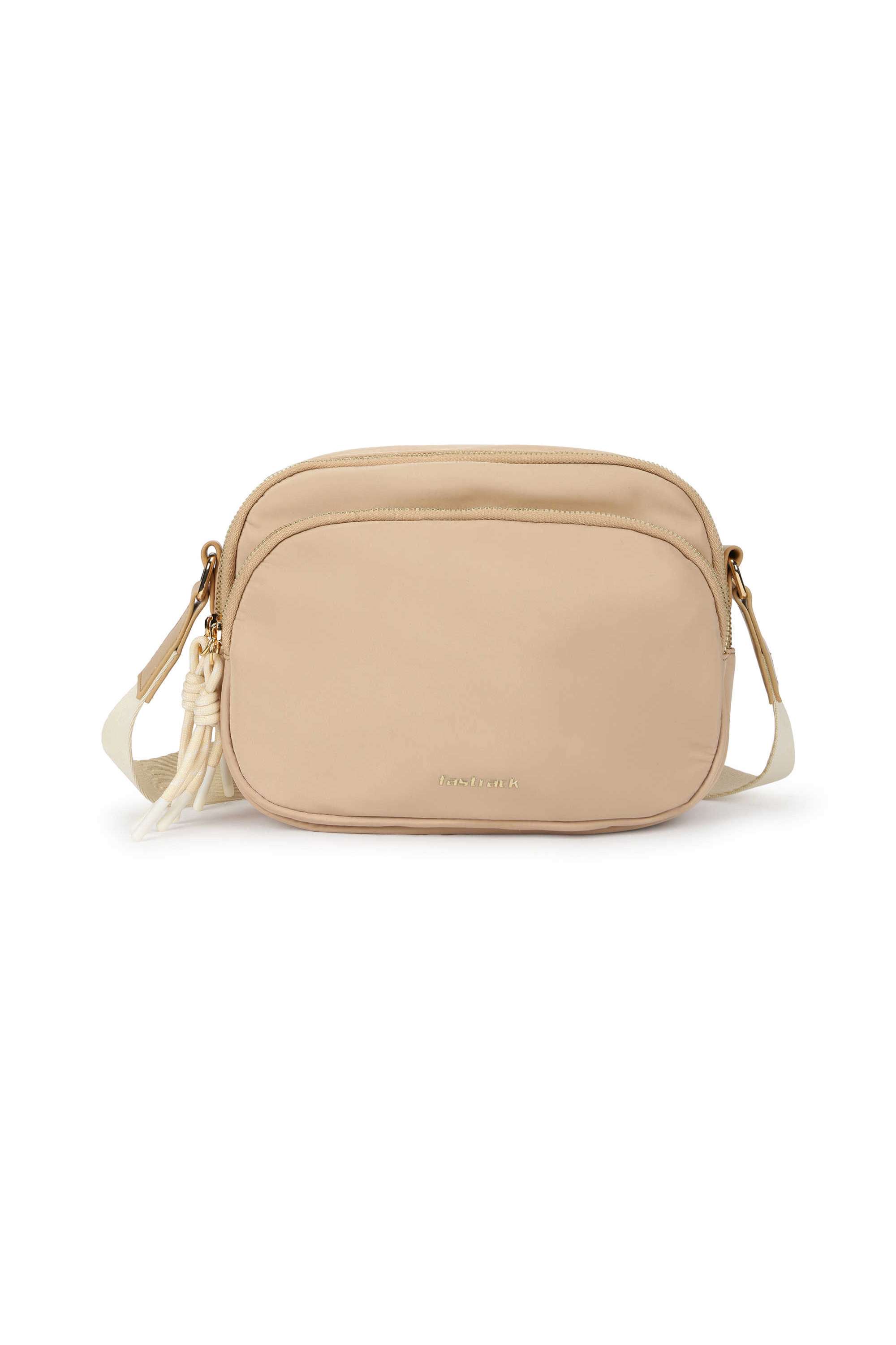 Zipper-Closure-PU-Women-Casual-Wear-Sling-Bag