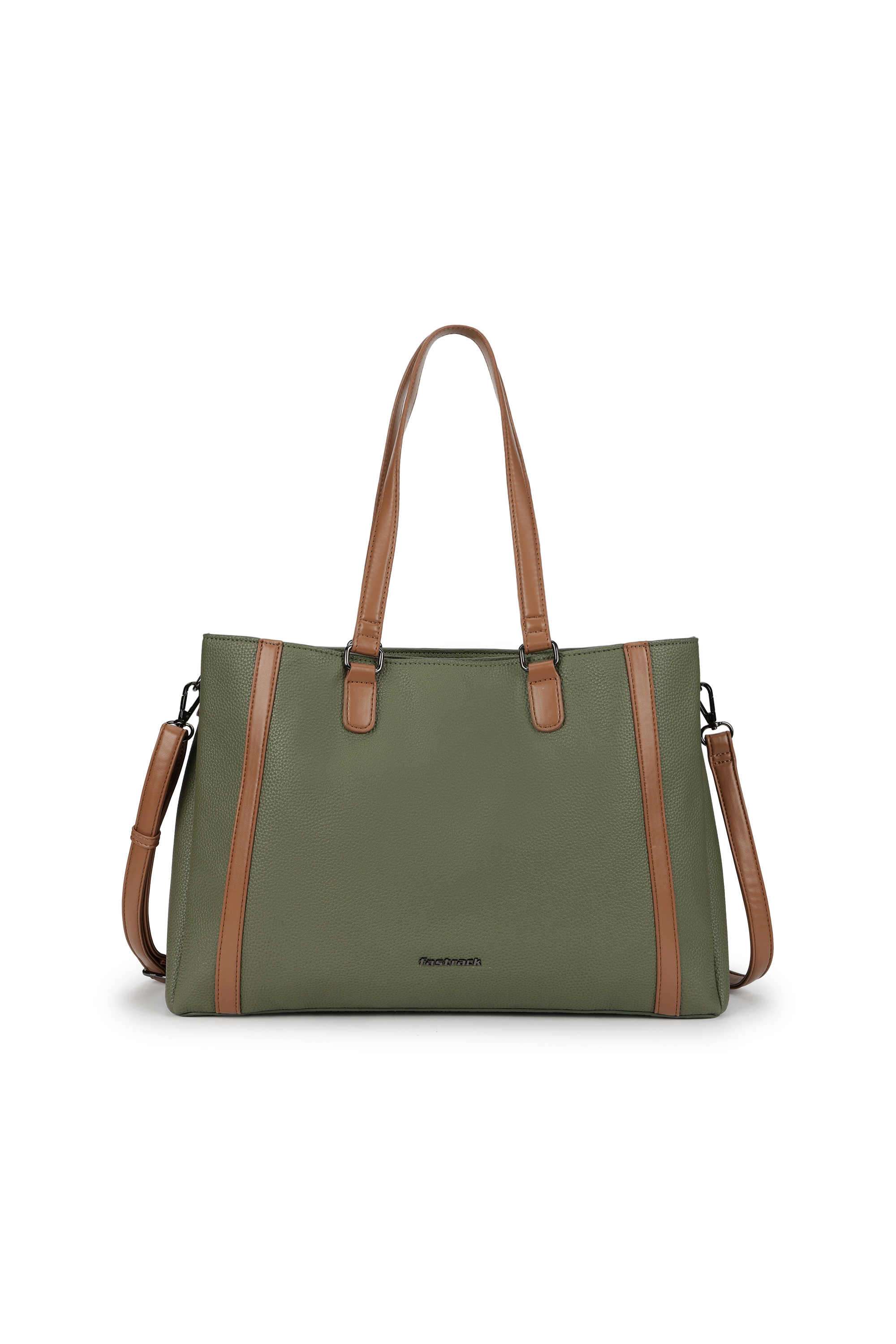 Zipper-PU-Women-Casual-Wear-Tote-Bag