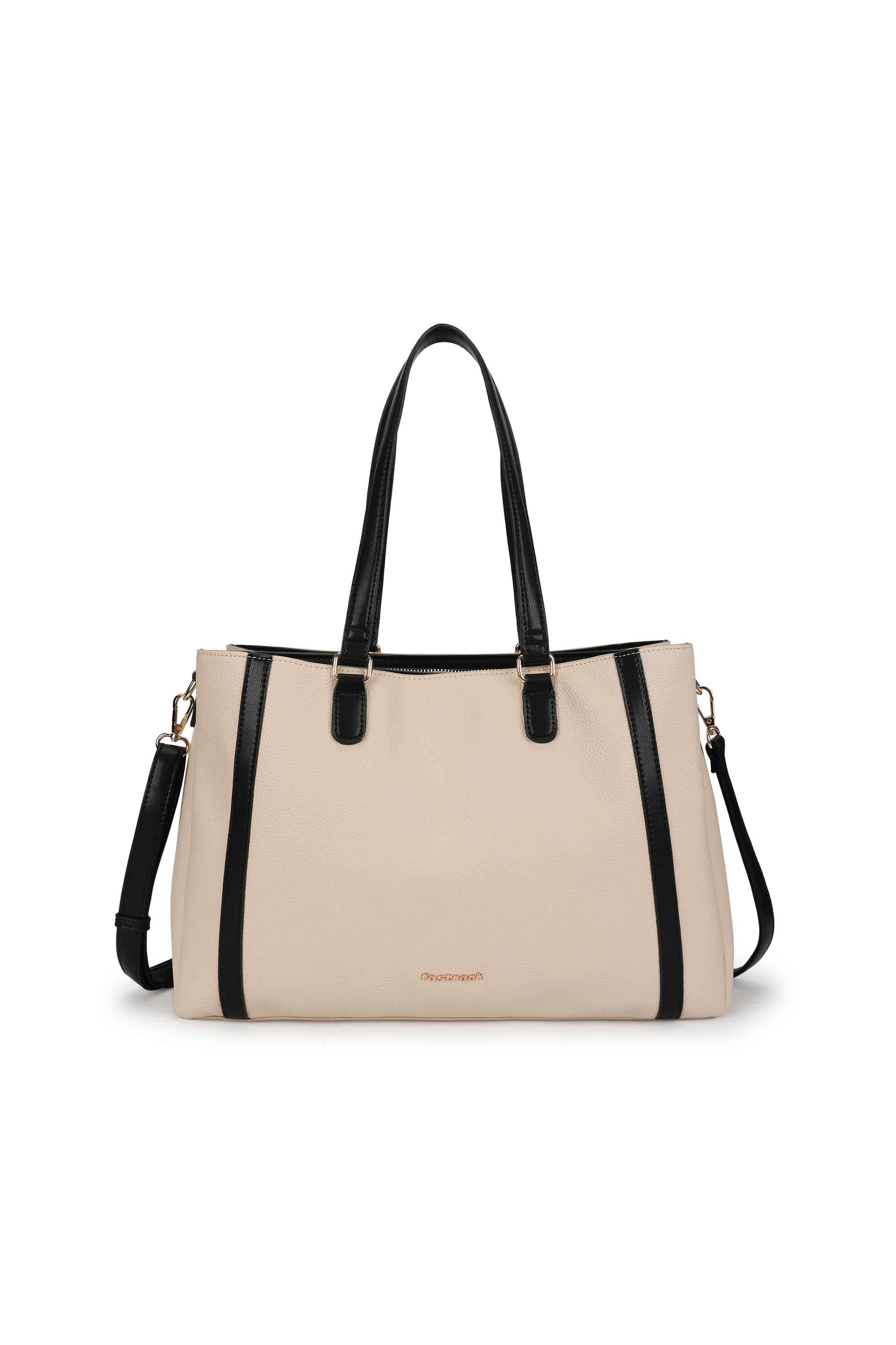Zipper-PU-Women-Casual-Wear-Tote-Bag