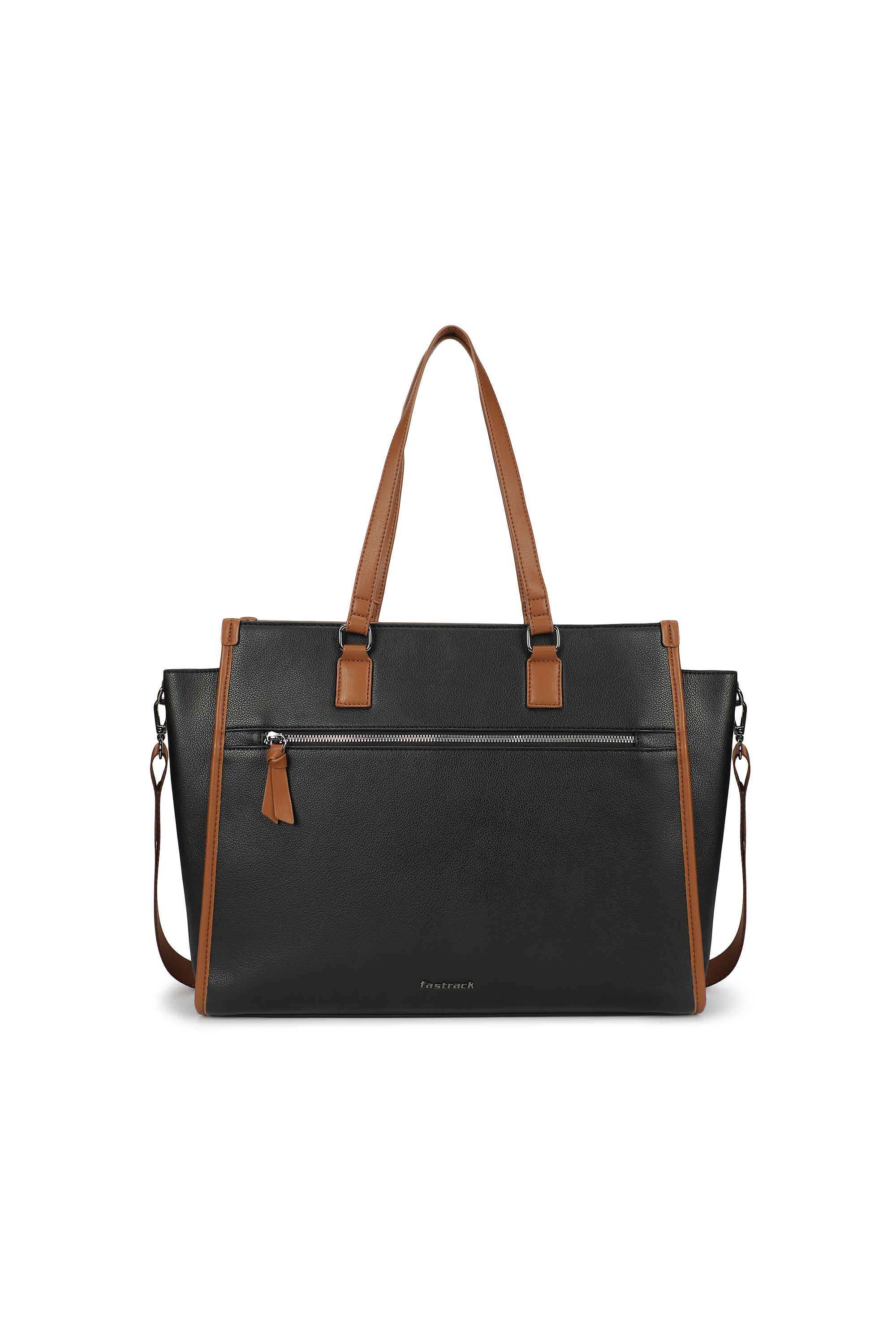 Zipper-PU-Women-Casual-Wear-Tote-Bag