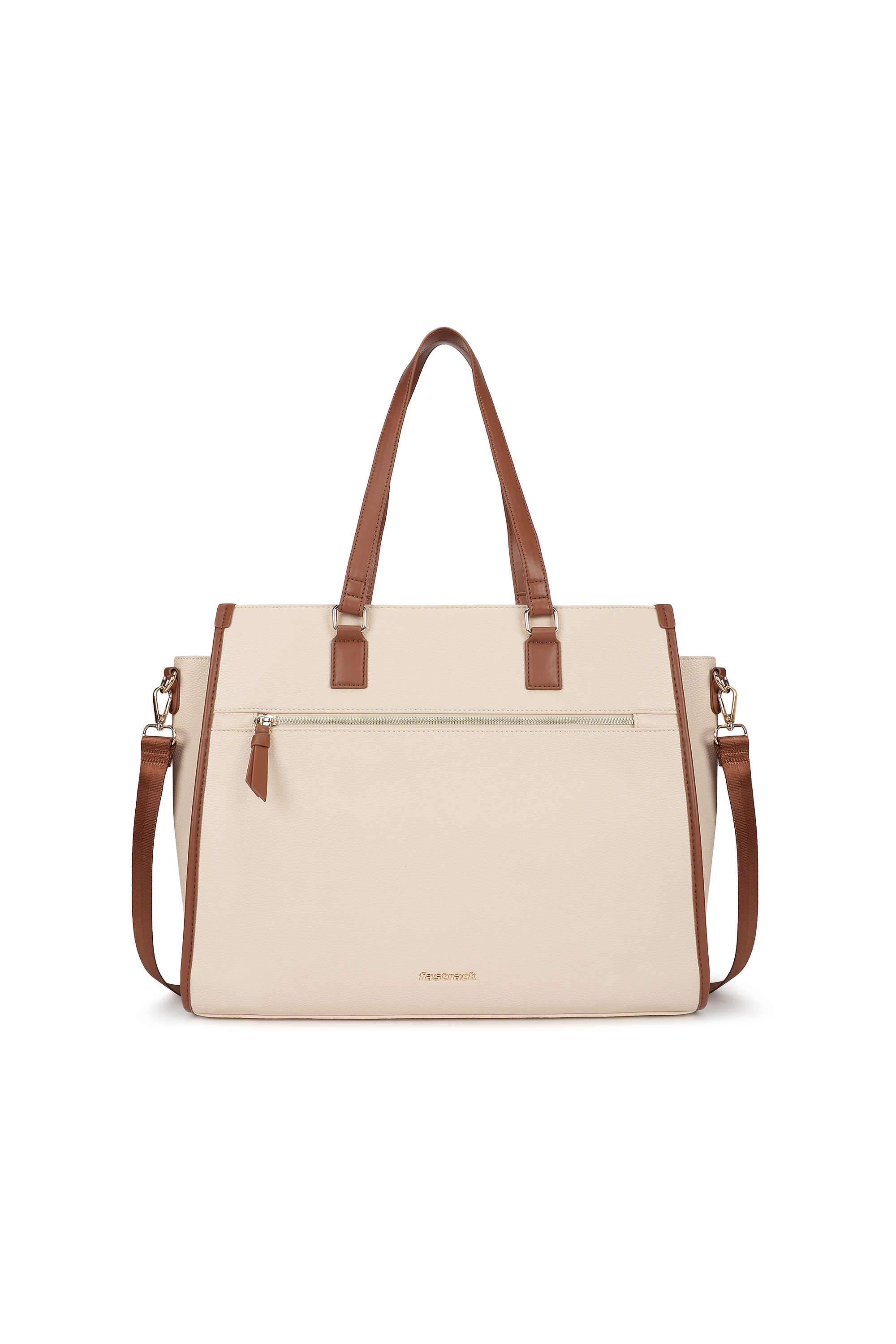 Zipper-PU-Women-Casual-Wear-Tote-Bag
