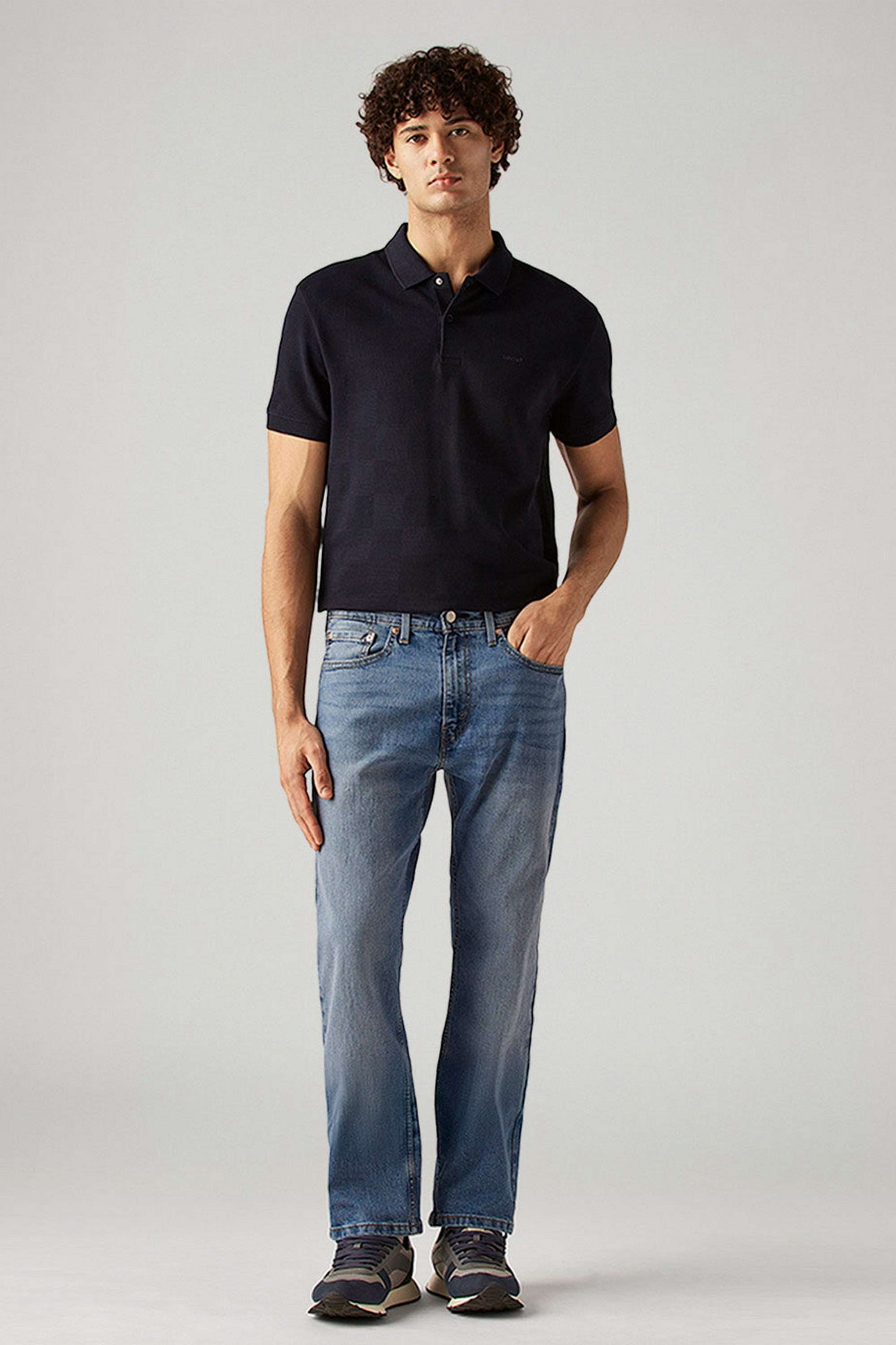 Light-Wash-Cotton-Straight-Fit-Men-s-Jeans