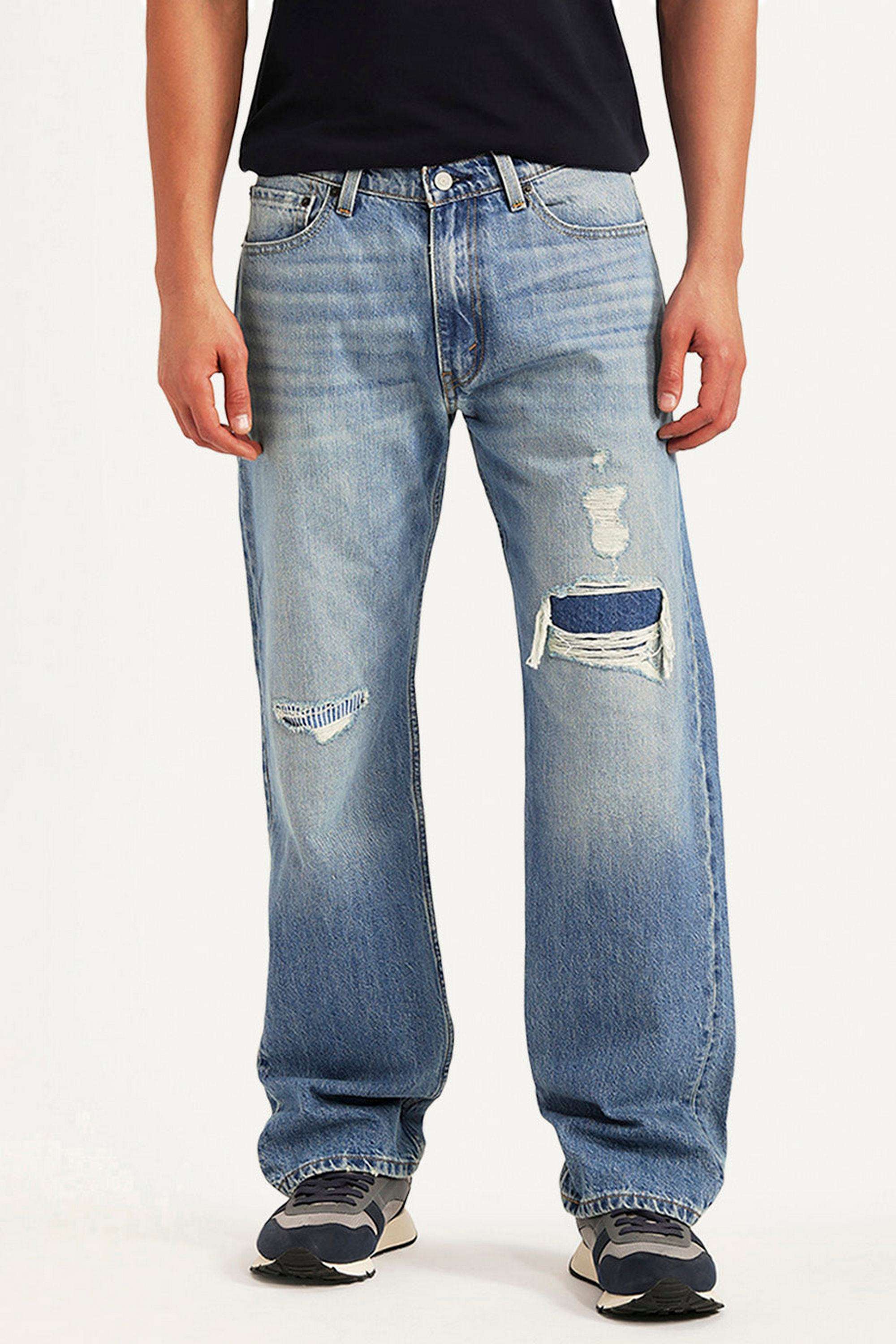 Solid-Cotton-Relaxed-Fit-Men-s-Jeans