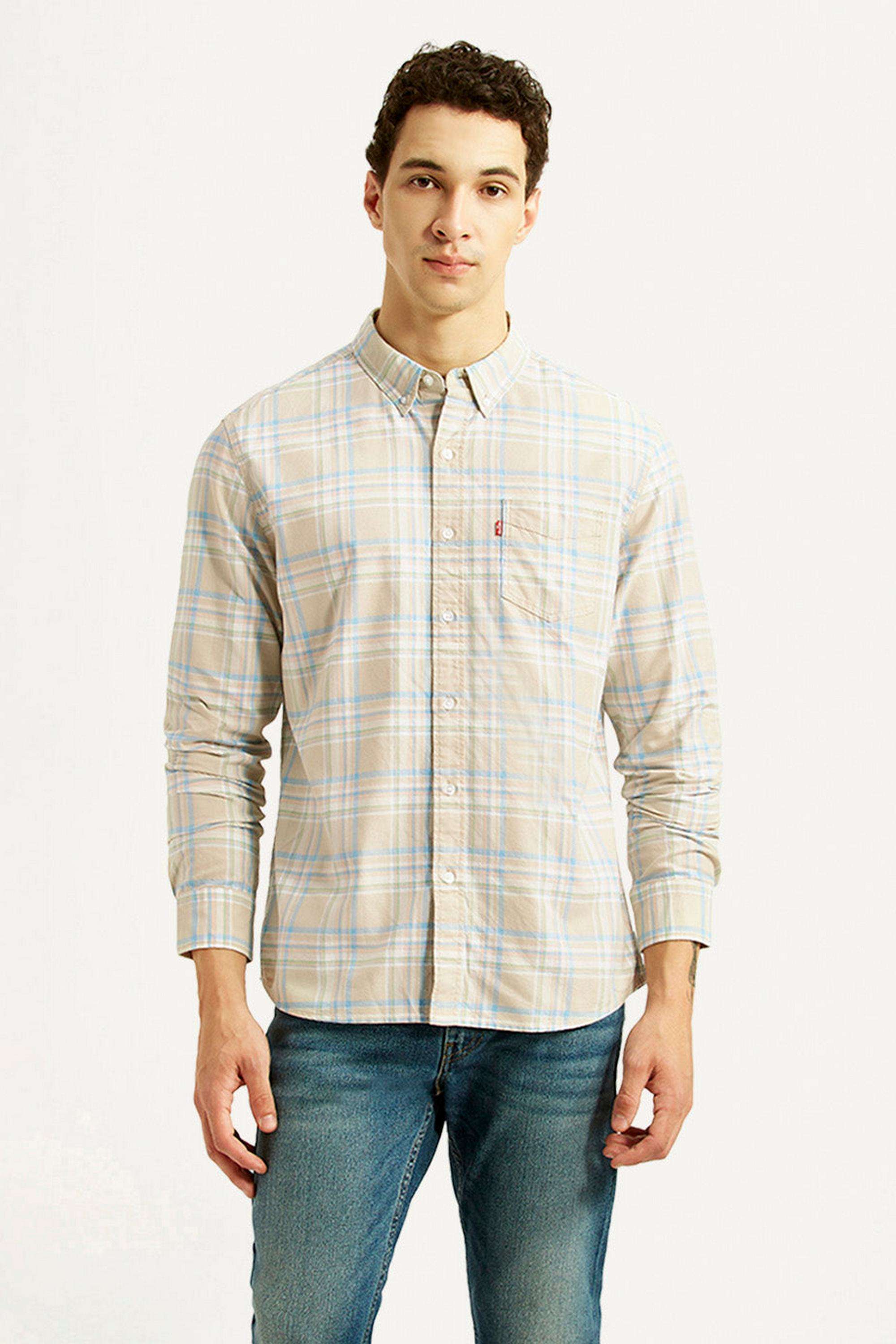 Checks-Cotton-Slim-Fit-Men-s-Shirt