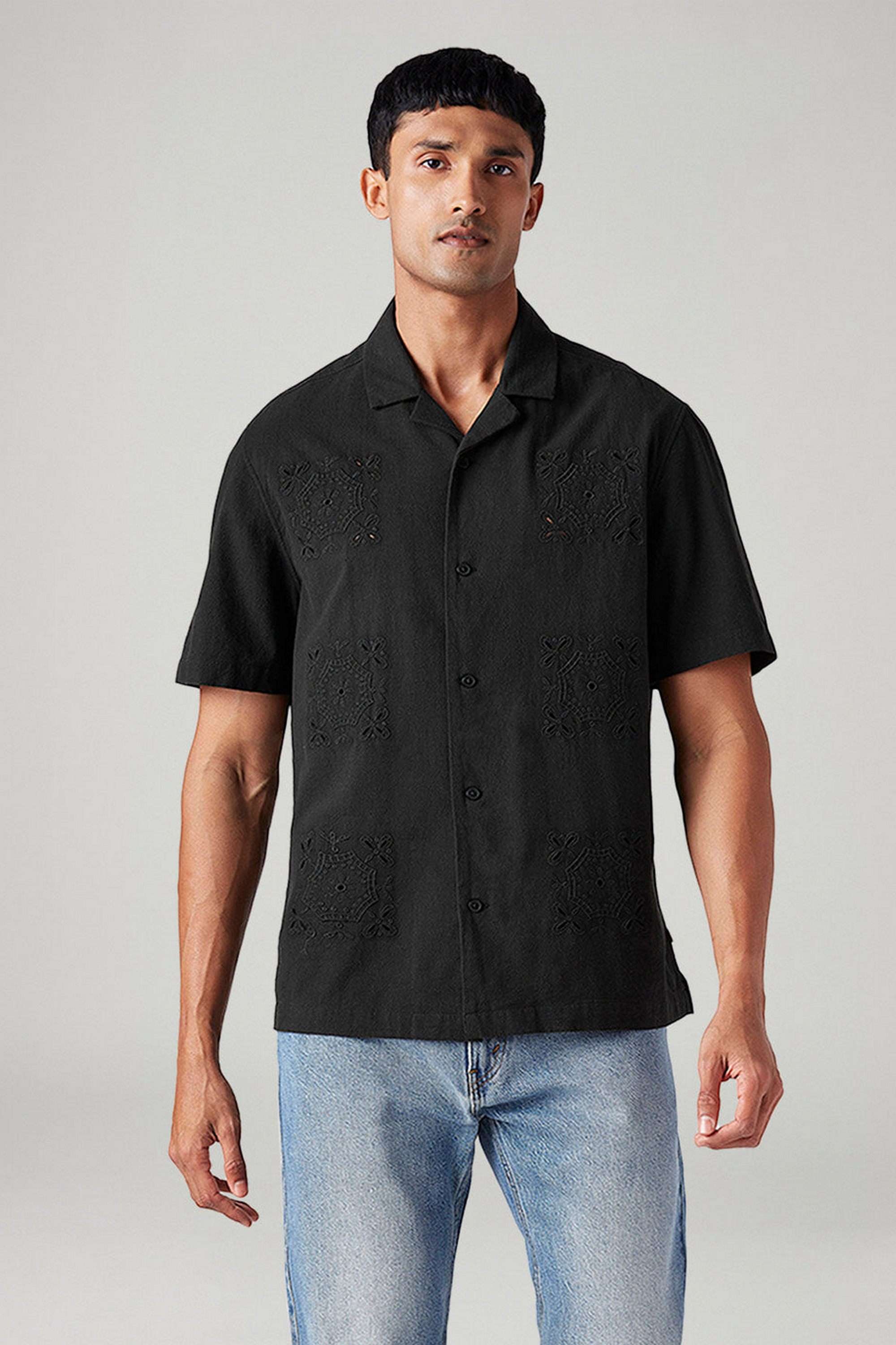 Embroidered-Cotton-Relaxed-Fit-Men-s-Casual-Wear-Shirt