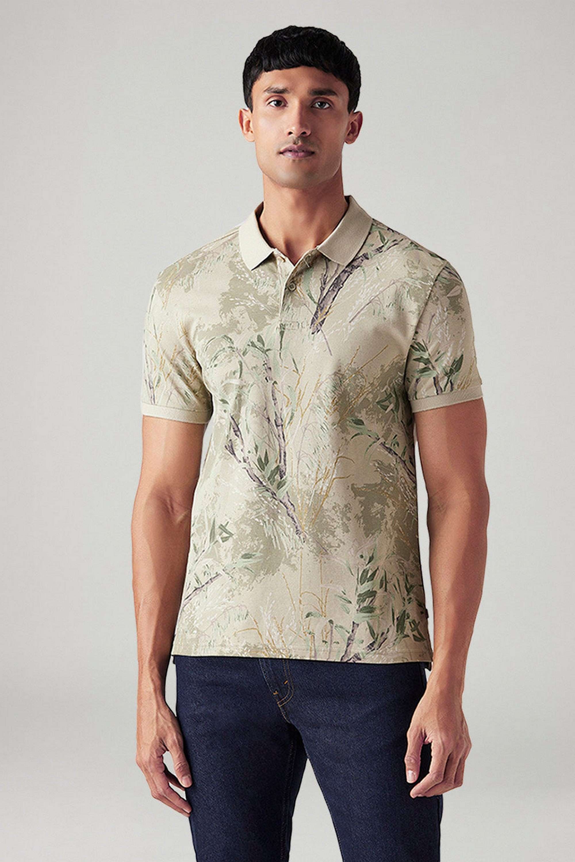 Botanical-Cotton-Polo-Men-s-T-Shirt