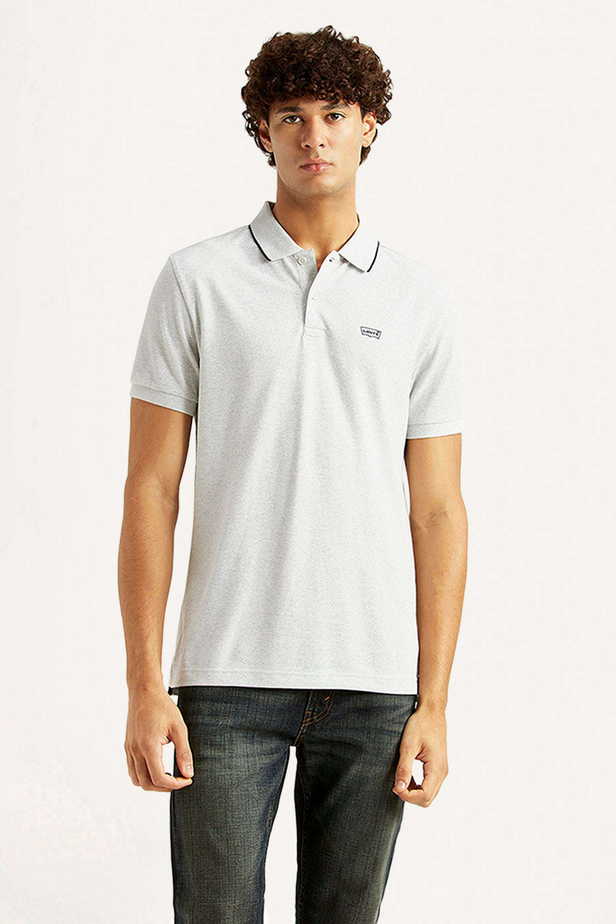 Solid-Cotton-Poly-Blend-Slim-Fit-Men-s-T-Shirt