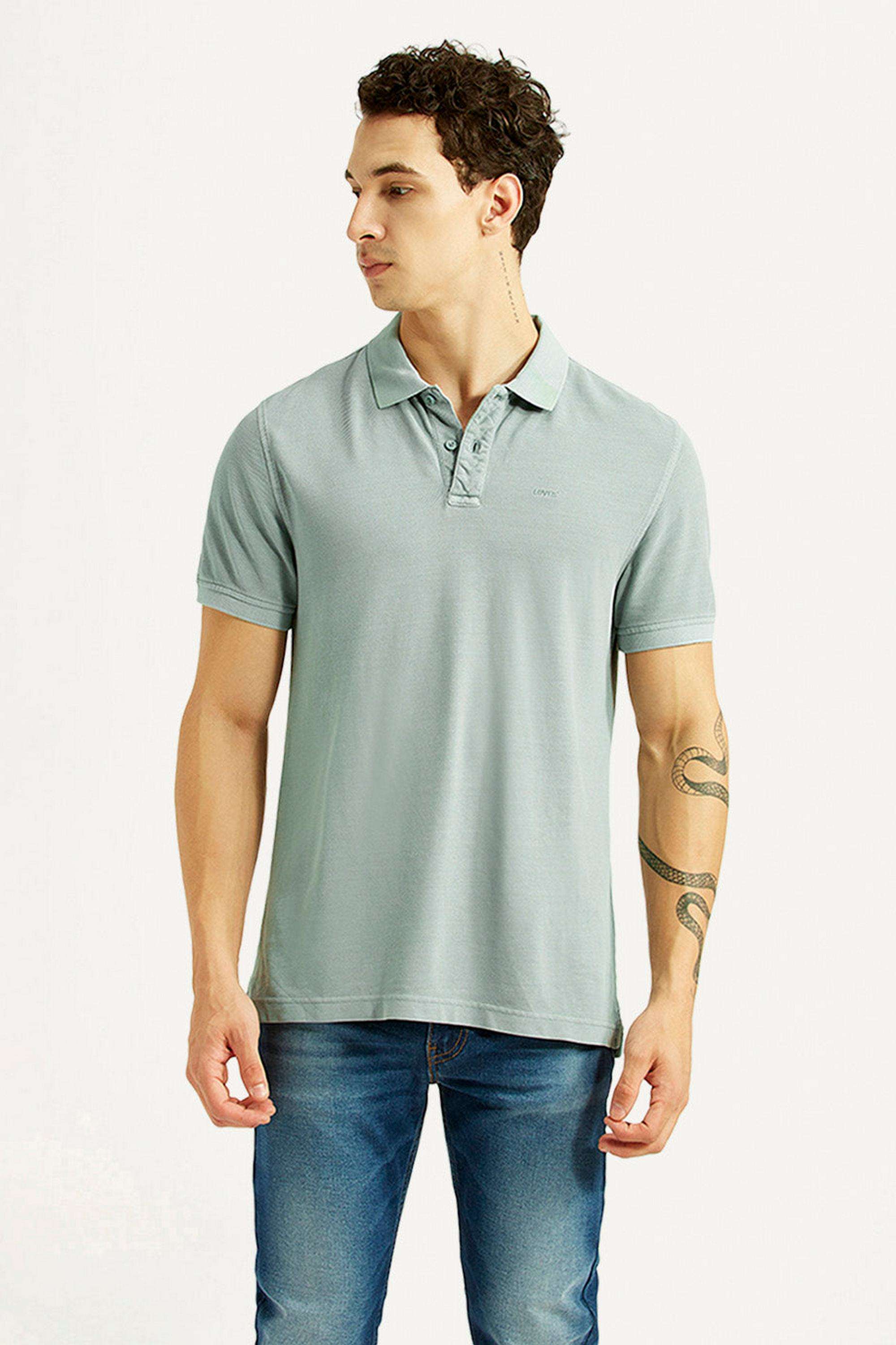 Solid-Cotton-Slim-Fit-Men-s-T-Shirt