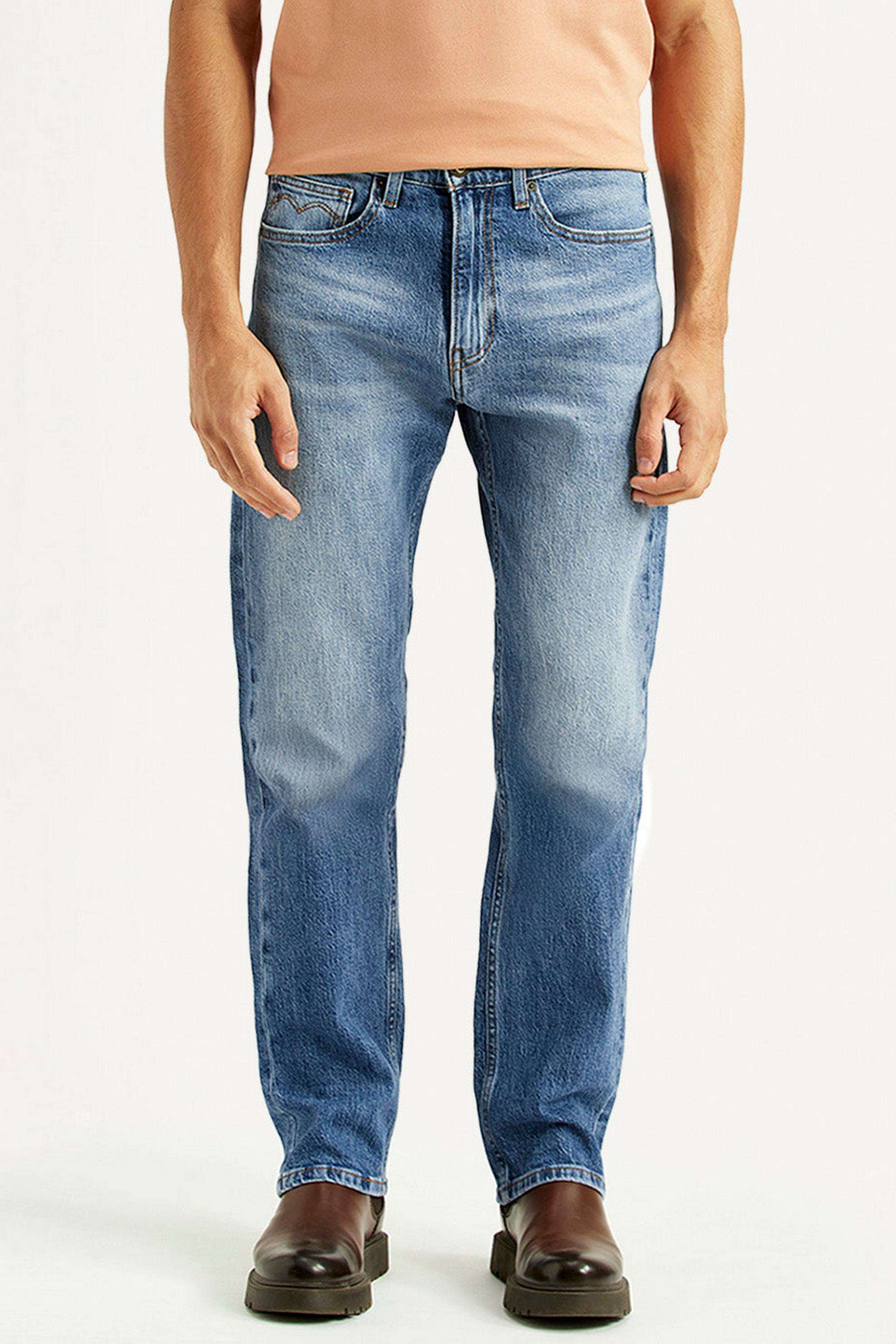 Solid-Cotton-Straight-Fit-Men-s-Jeans