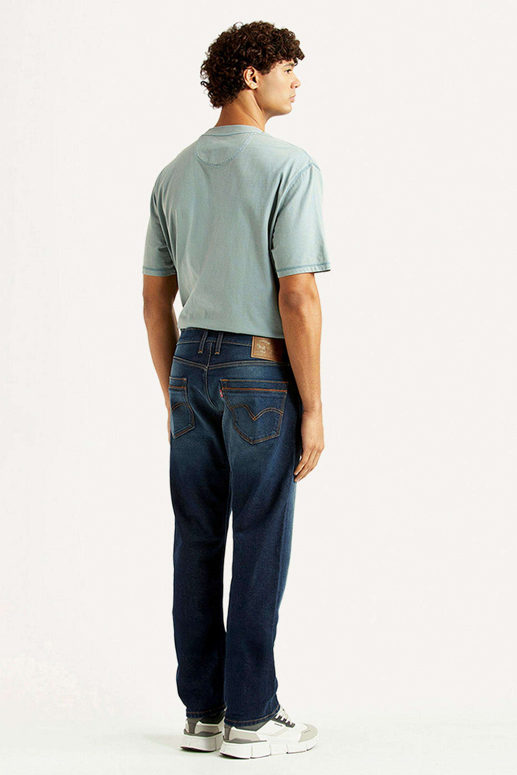Solid-Cotton-Straight-Fit-Men-s-Jeans