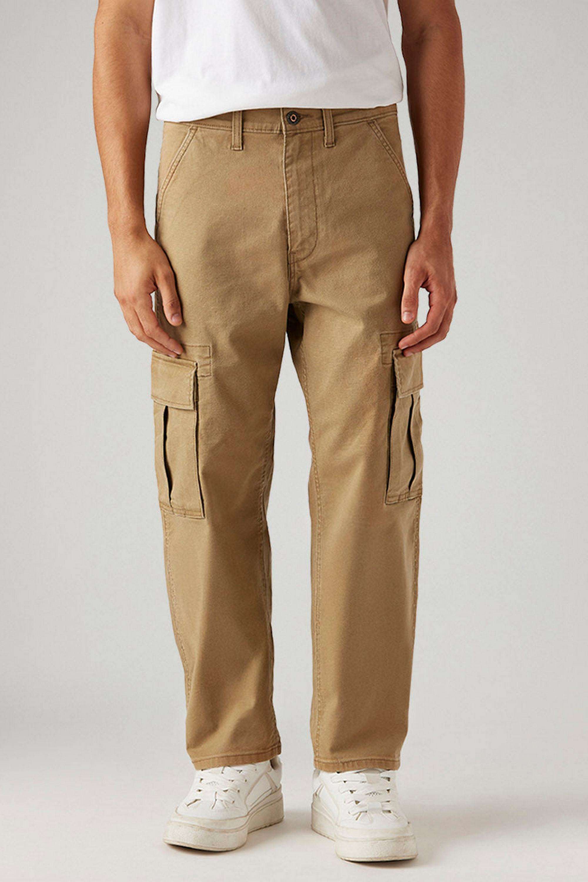 Solid-Cotton-Relaxed-Fit-Men-s-Trousers