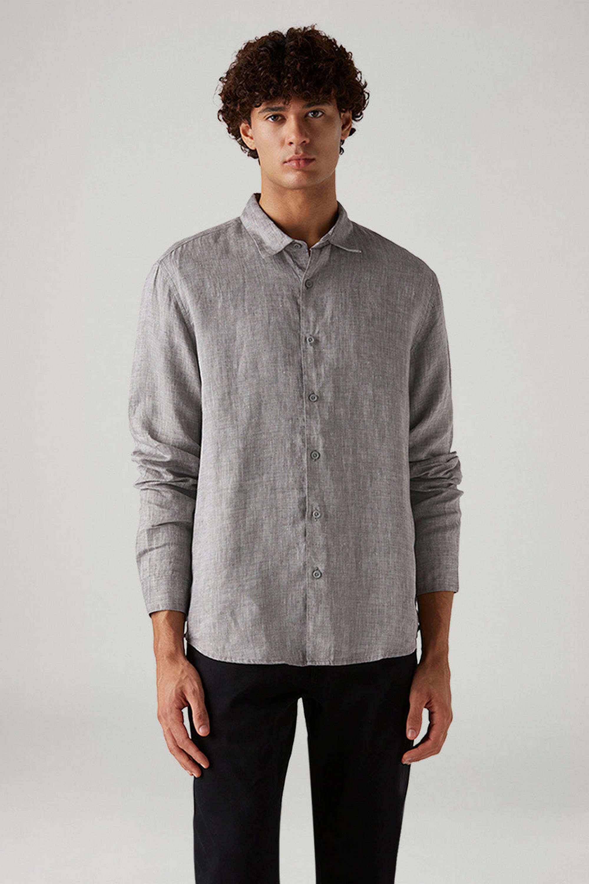 Textured-Linen-Slim-Fit-Men-s-Shirt