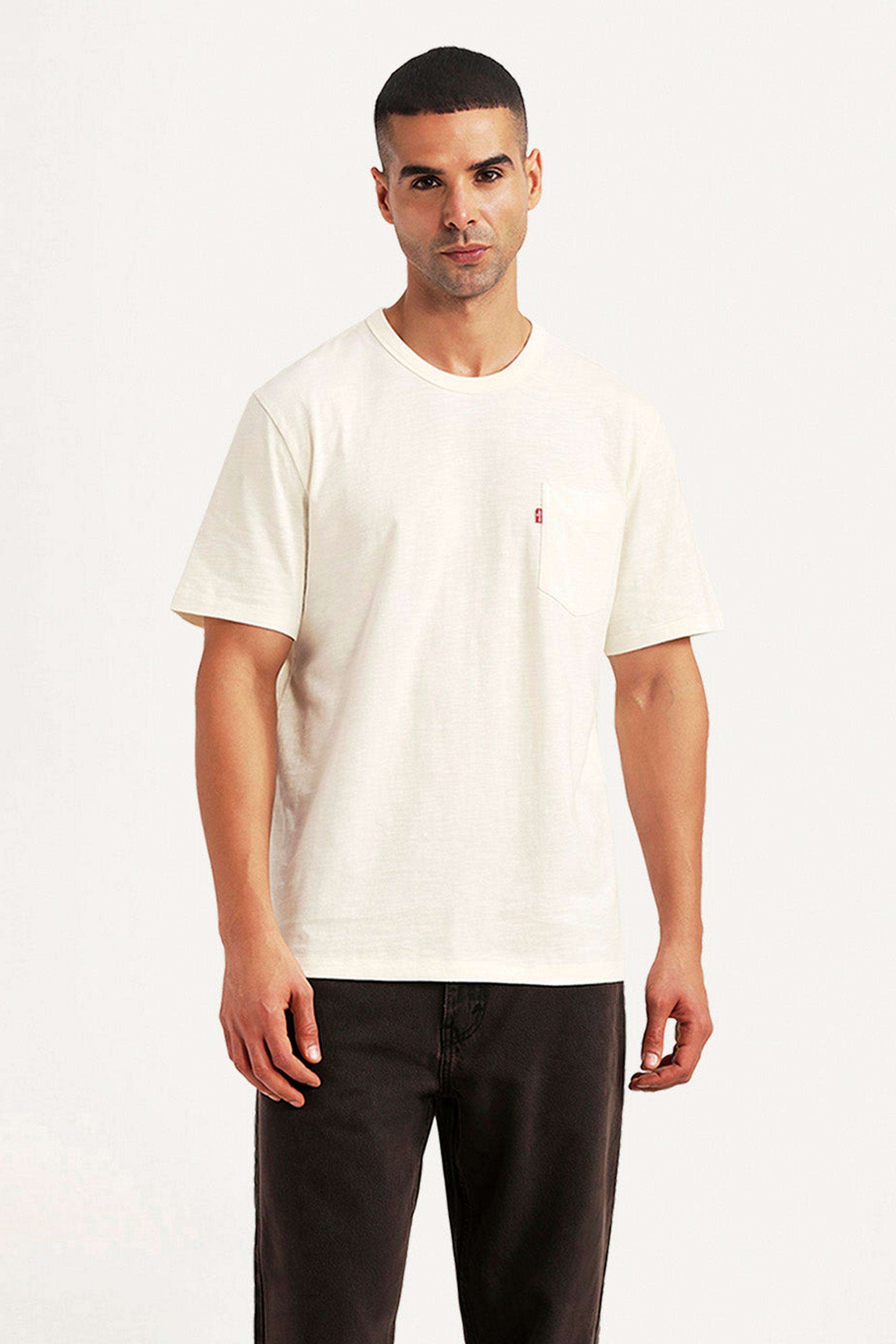 Solid-Cotton-Slim-Fit-Men-s-T-Shirt