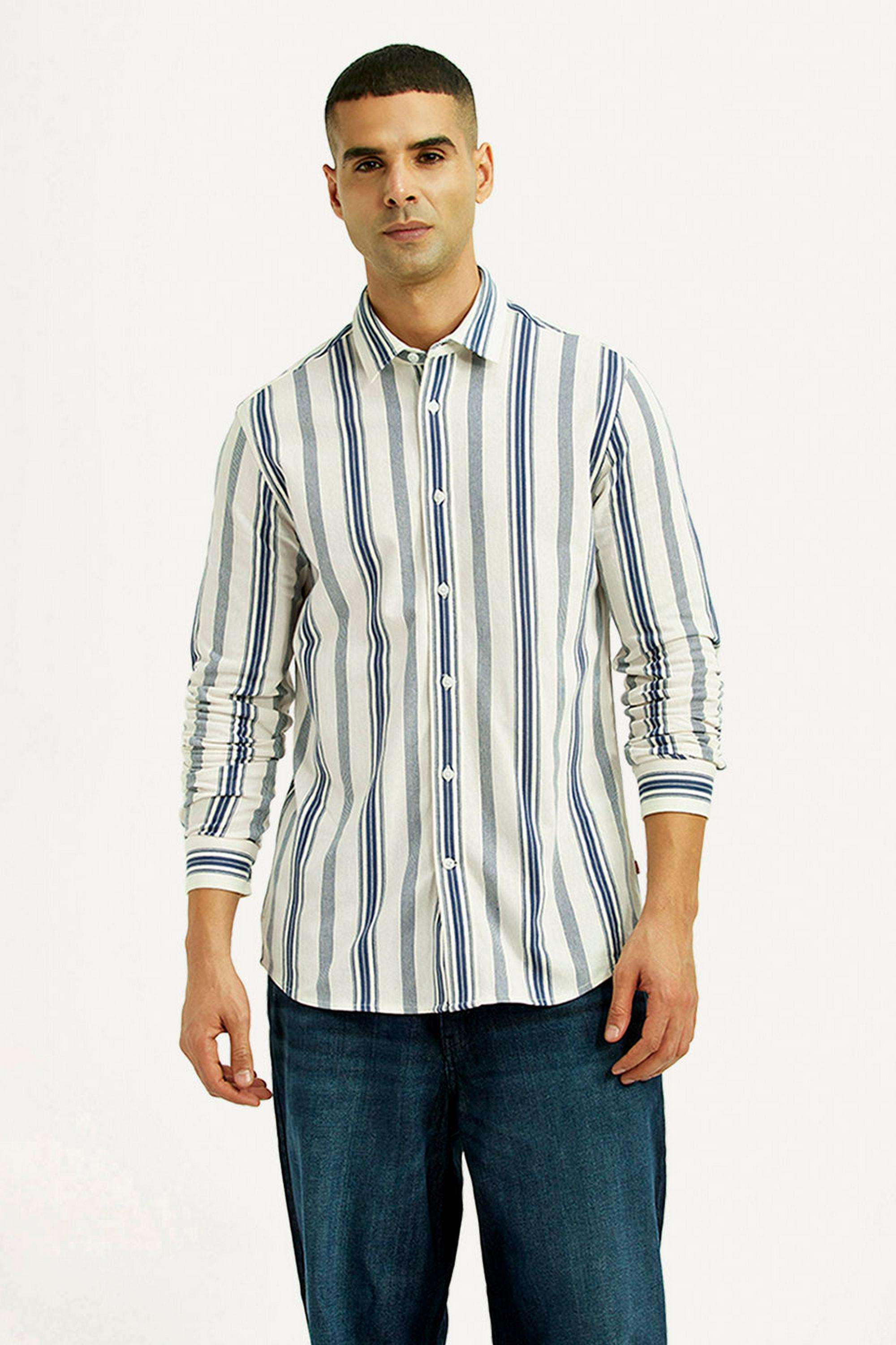Stripes-Cotton-Slim-Fit-Men-s-Shirt