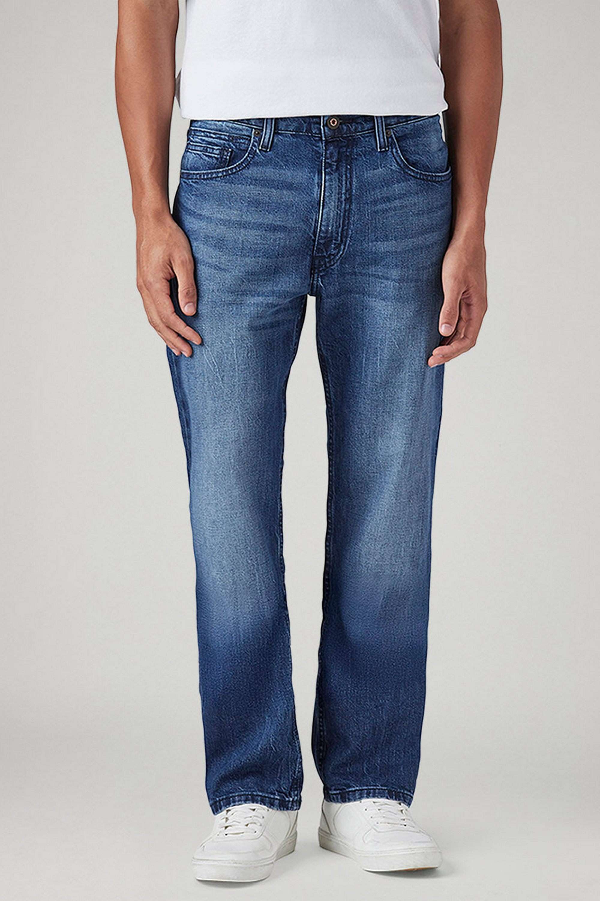Light-Wash-Cotton-Slim-Fit-Men-s-Jeans