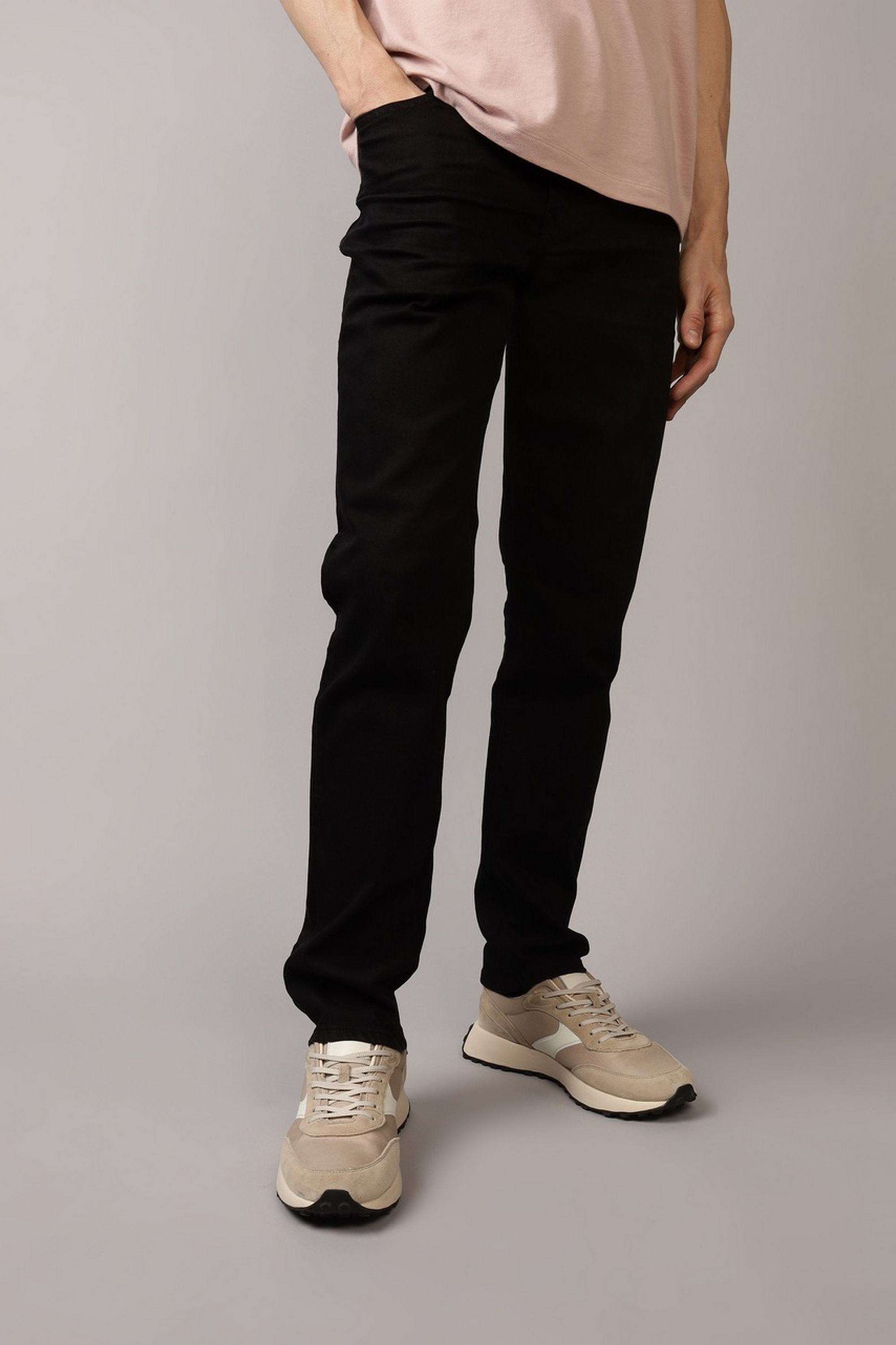 Solid-Cotton-Stretch-Straight-Fit-Men-s-Jeans