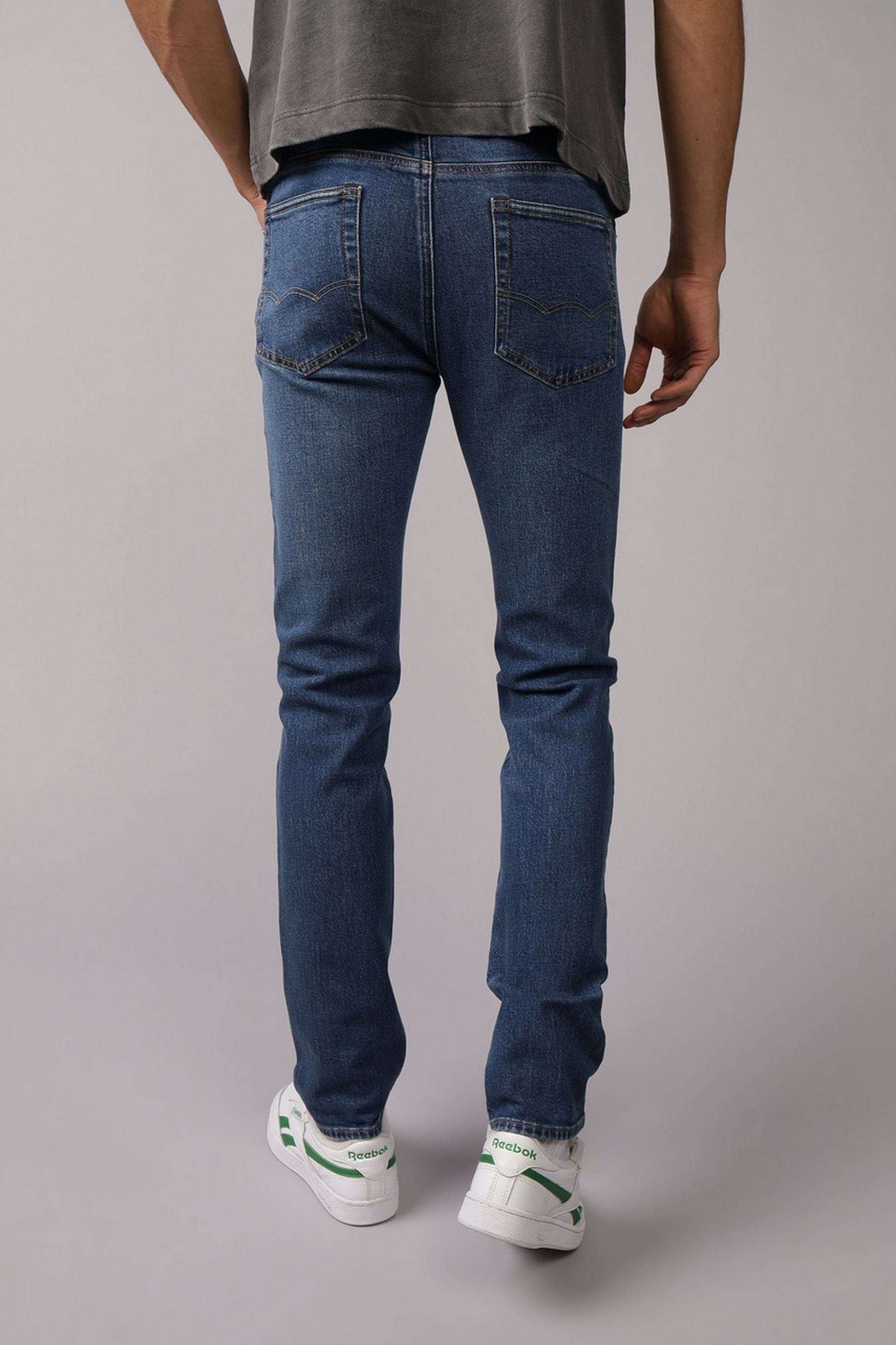Solid-Cotton-Stretch-Slim-Fit-Men-s-Jeans