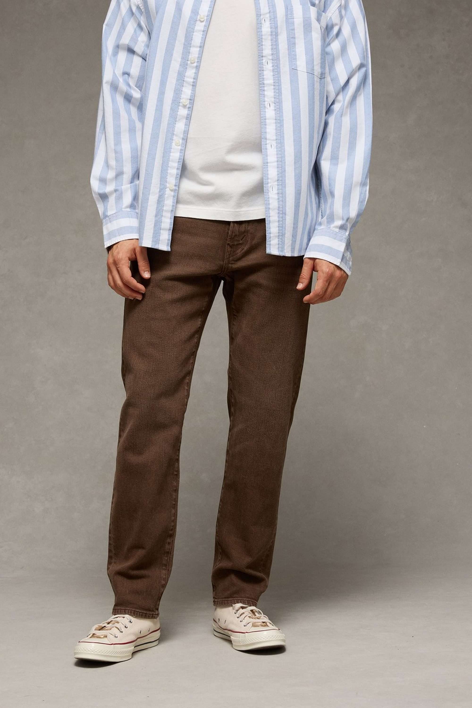 Solid-Cotton-Stretch-Straight-Fit-Men-s-Pants