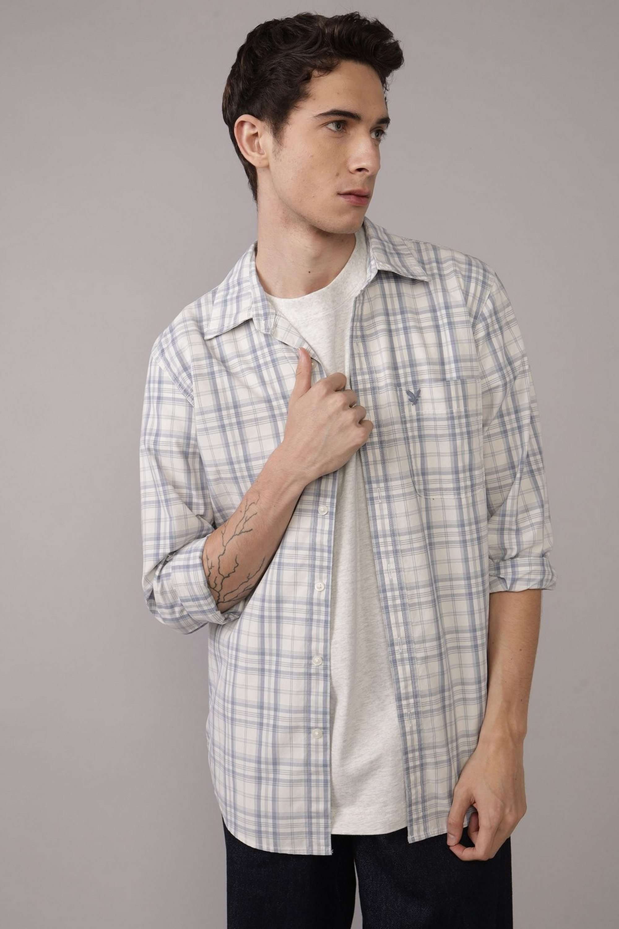 Solid-Cotton-Slim-Fit-Men-s-Shirt