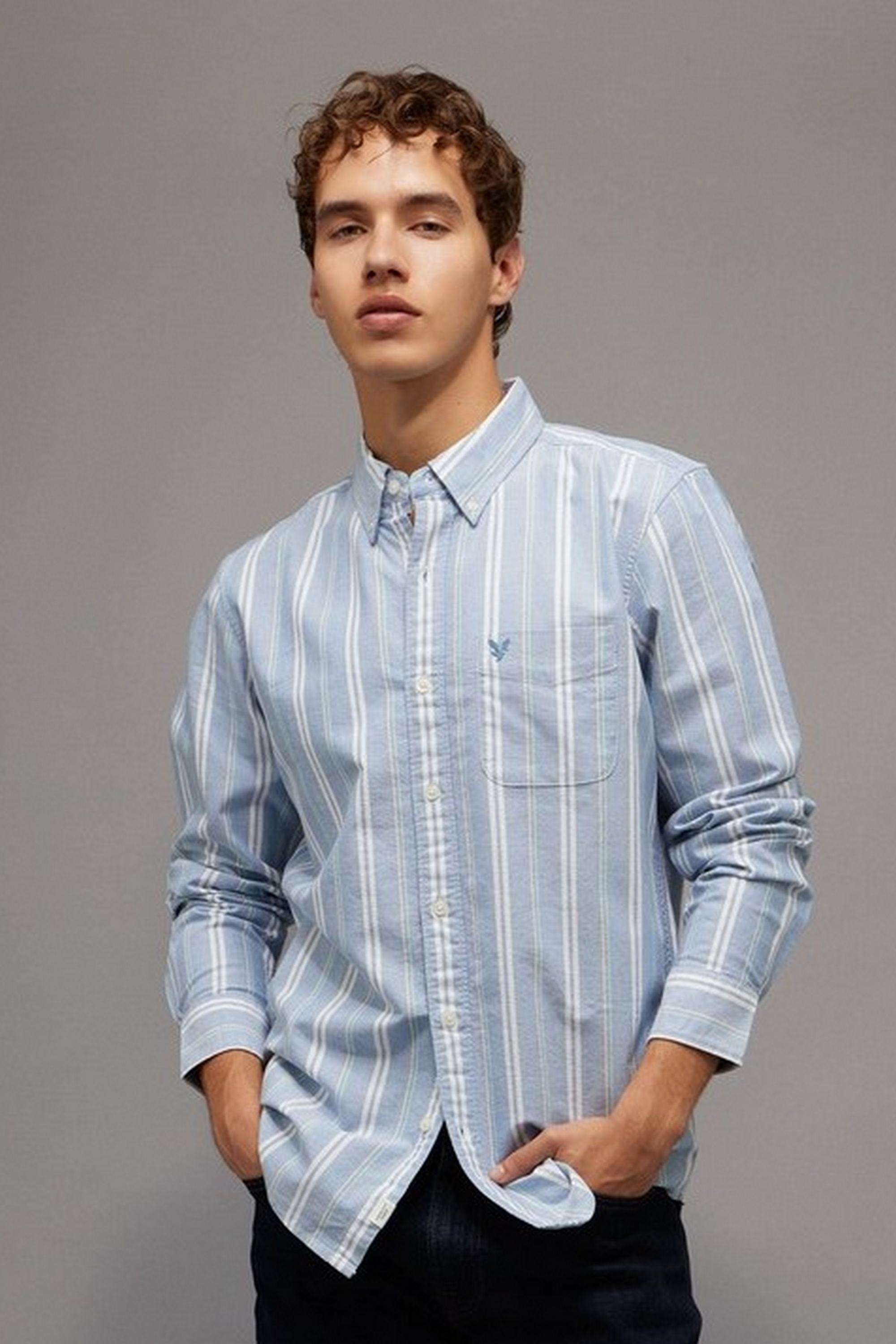 Solid-Cotton-Stretch-Slim-Fit-Men-s-Casual-Shirt