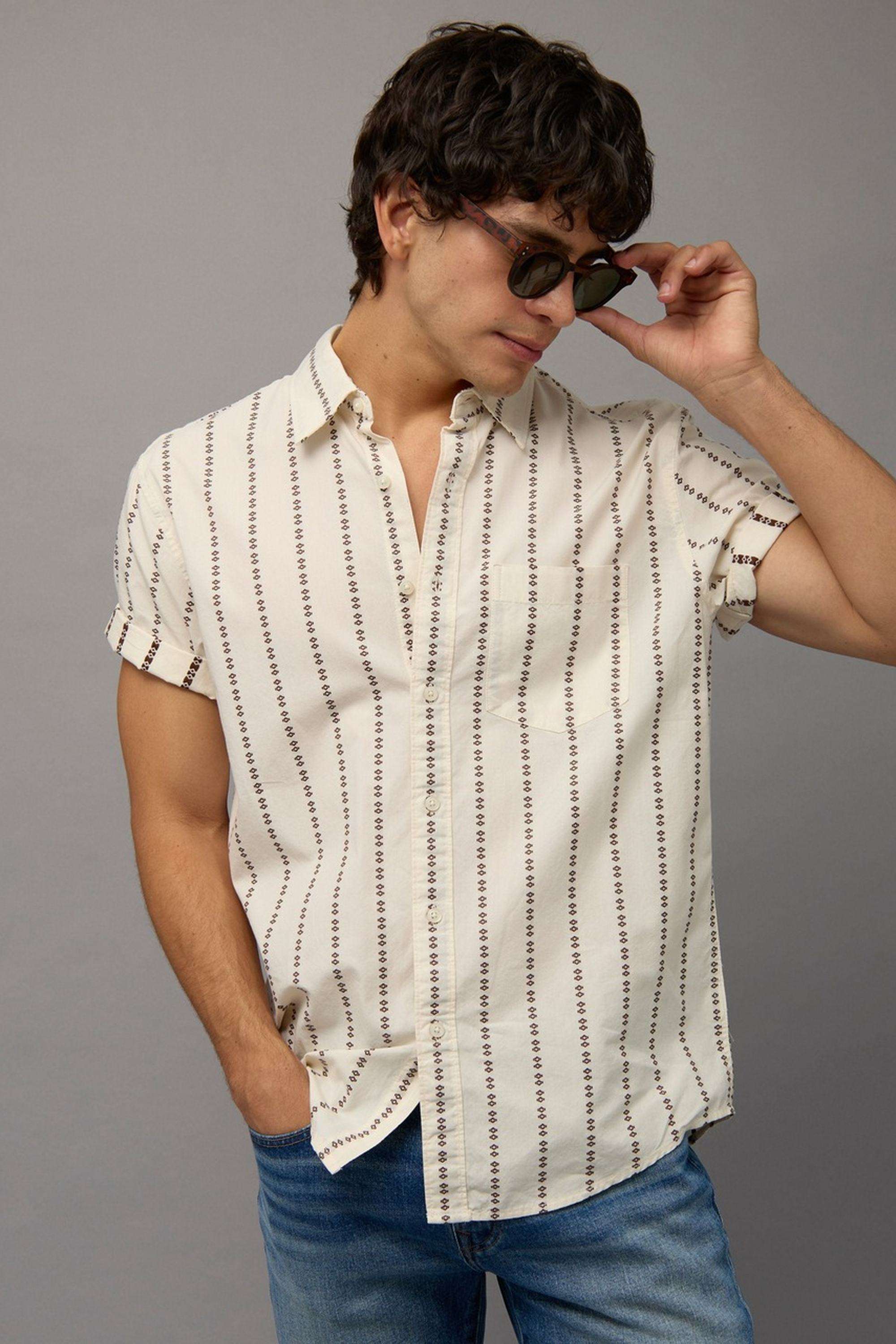 Textured-Cotton-Regular-Fit-Men-s-Casual-Shirt