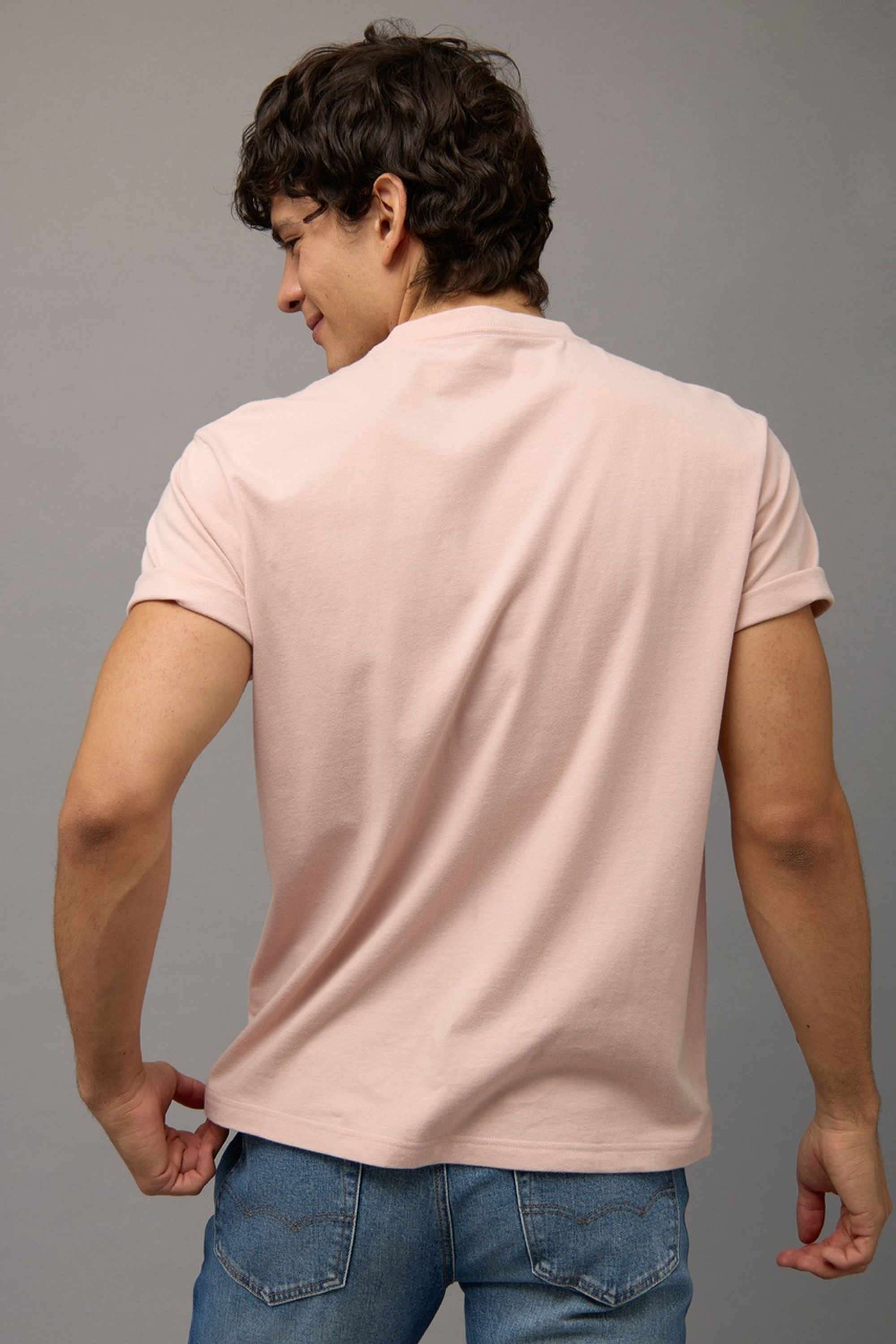 Solid-Cotton-Round-Neck-Men-s-T-Shirt