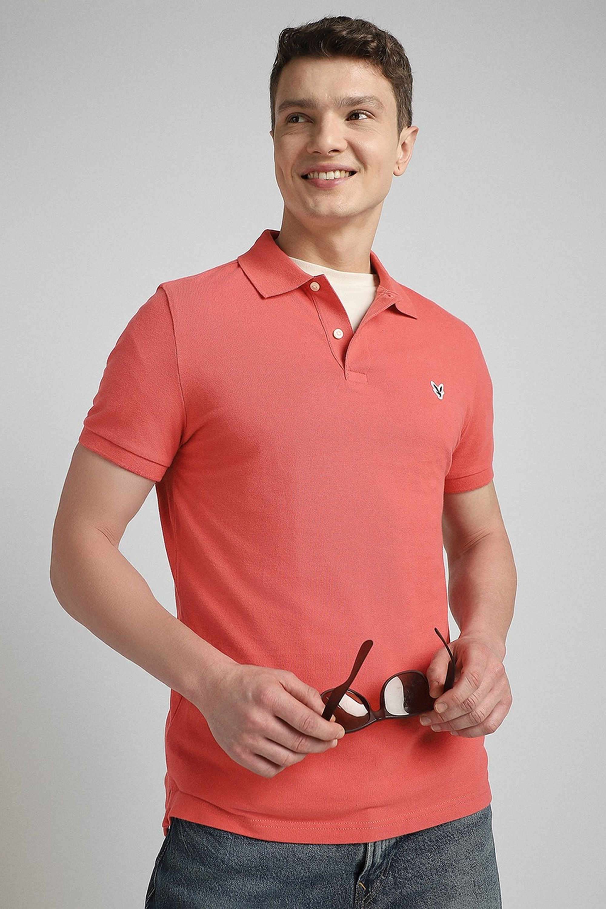 Solid-Cotton-Stretch-Polo-Men-s-T-Shirt