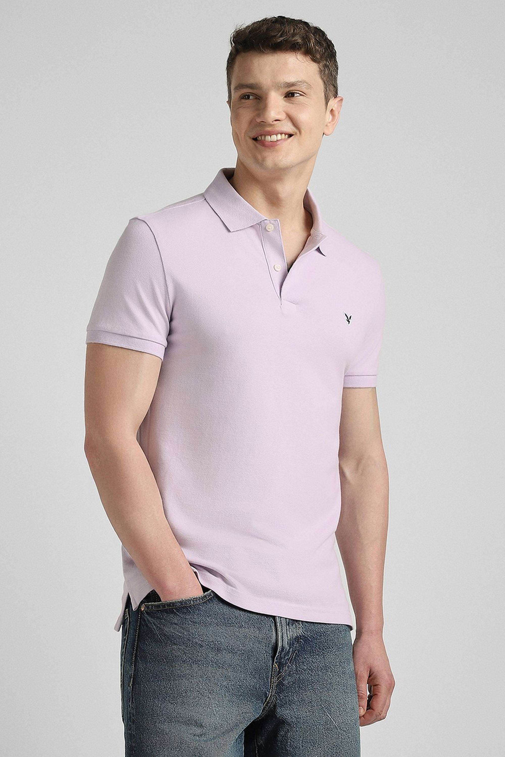 Solid-Cotton-Stretch-Polo-Men-s-T-Shirt