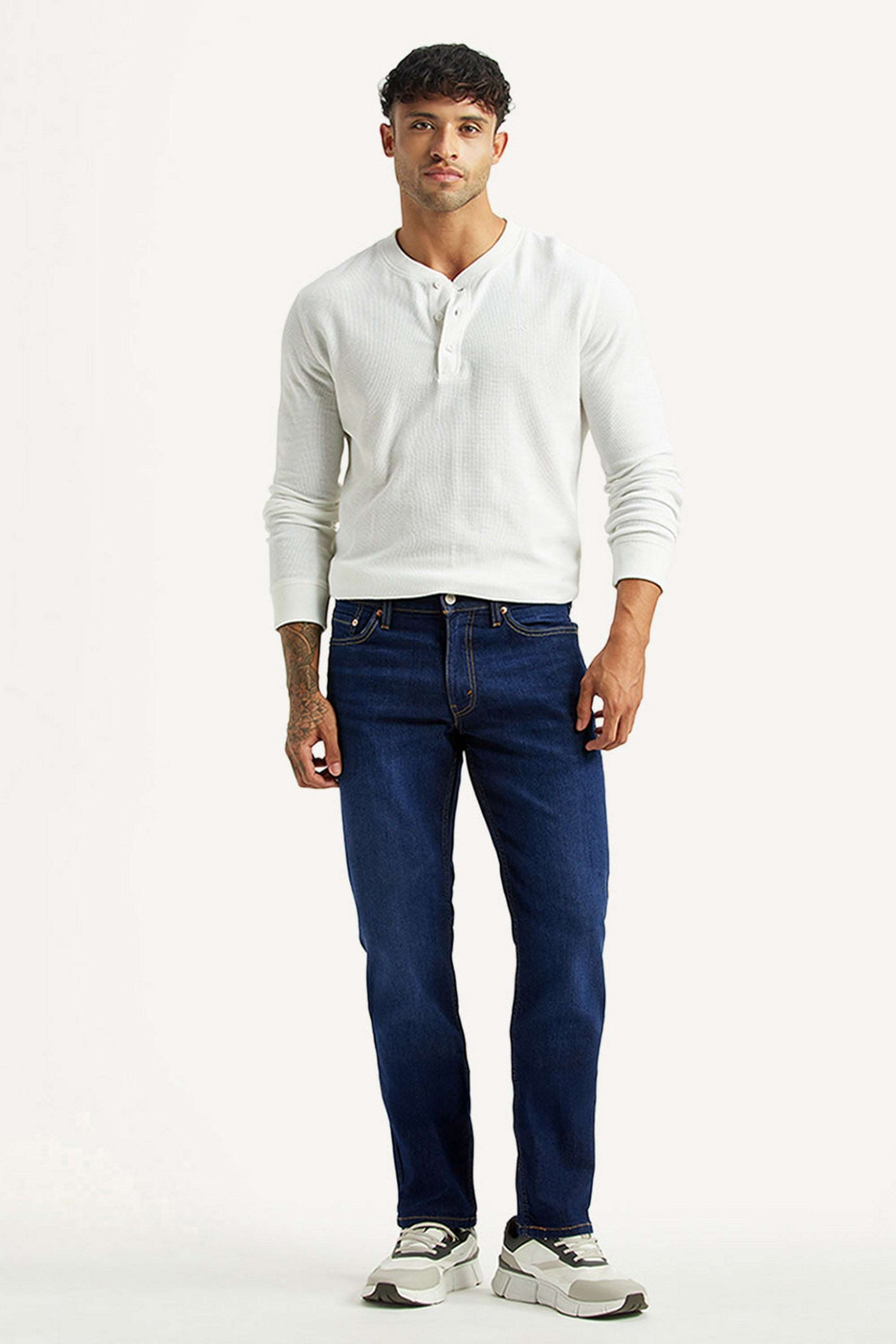 Light-Wash-Cotton-Slim-Fit-Men-s-Jeans