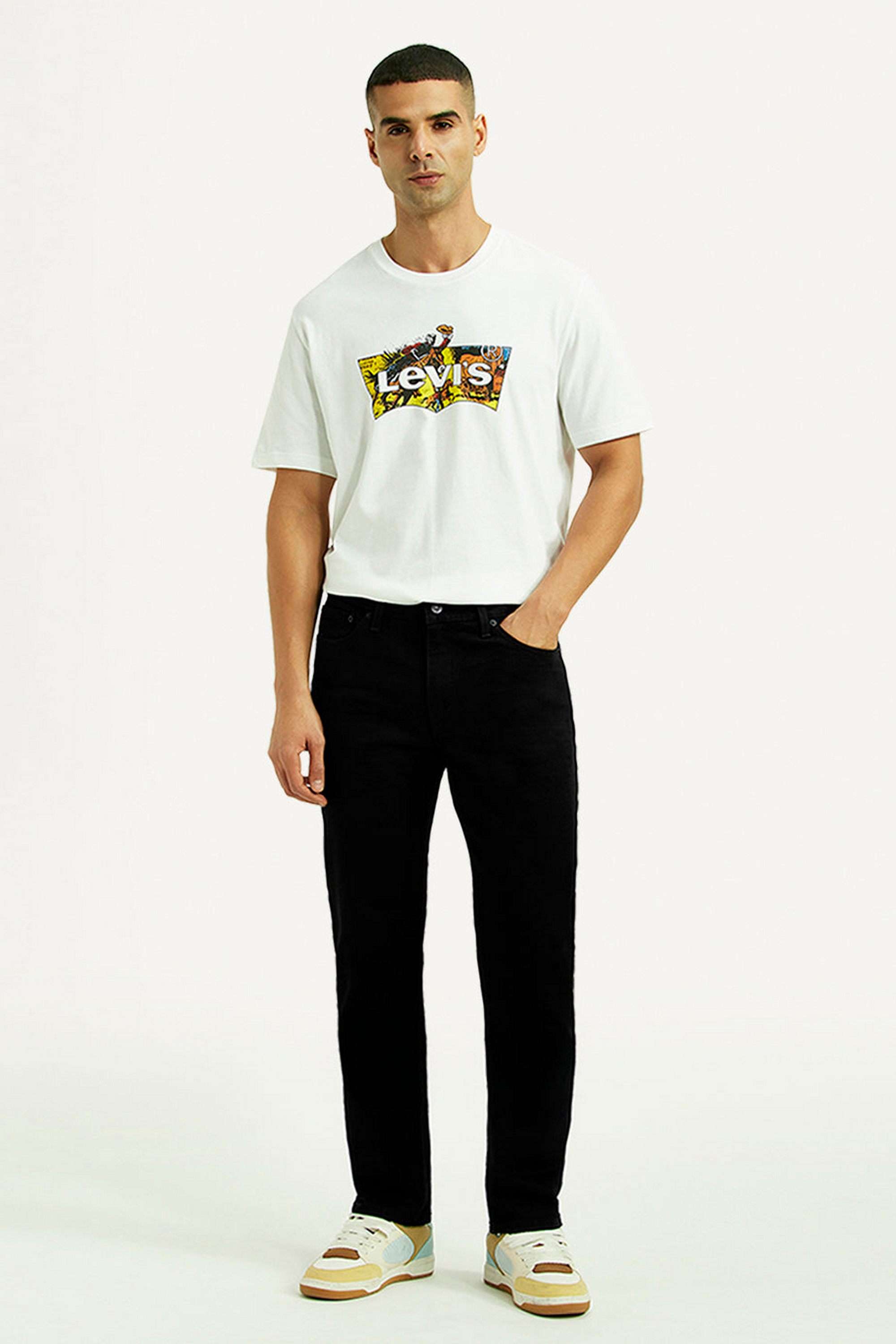 Light-Wash-Cotton-Slim-Fit-Men-s-Jeans