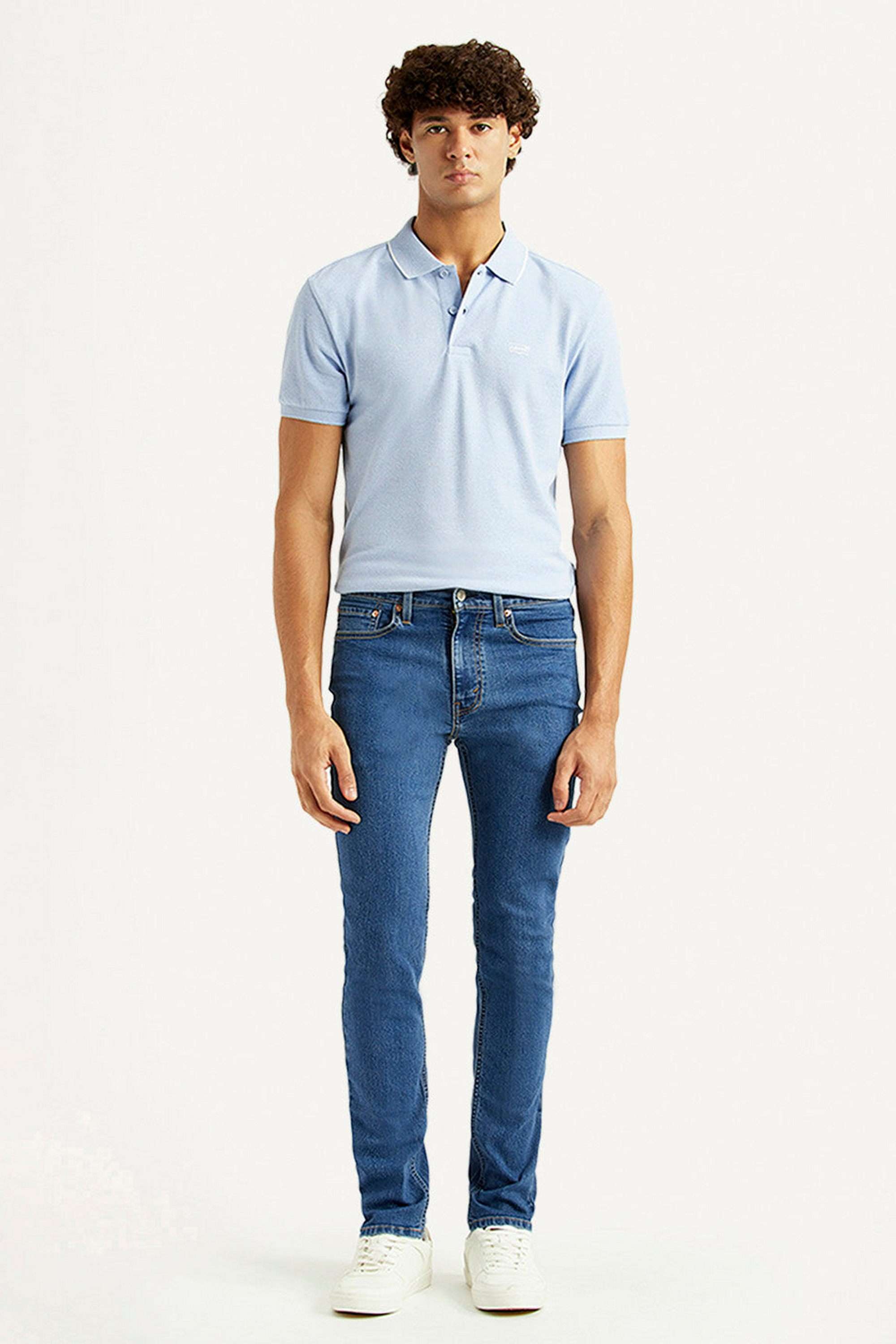 Light-Wash-Cotton-Slim-Fit-Men-s-Jeans