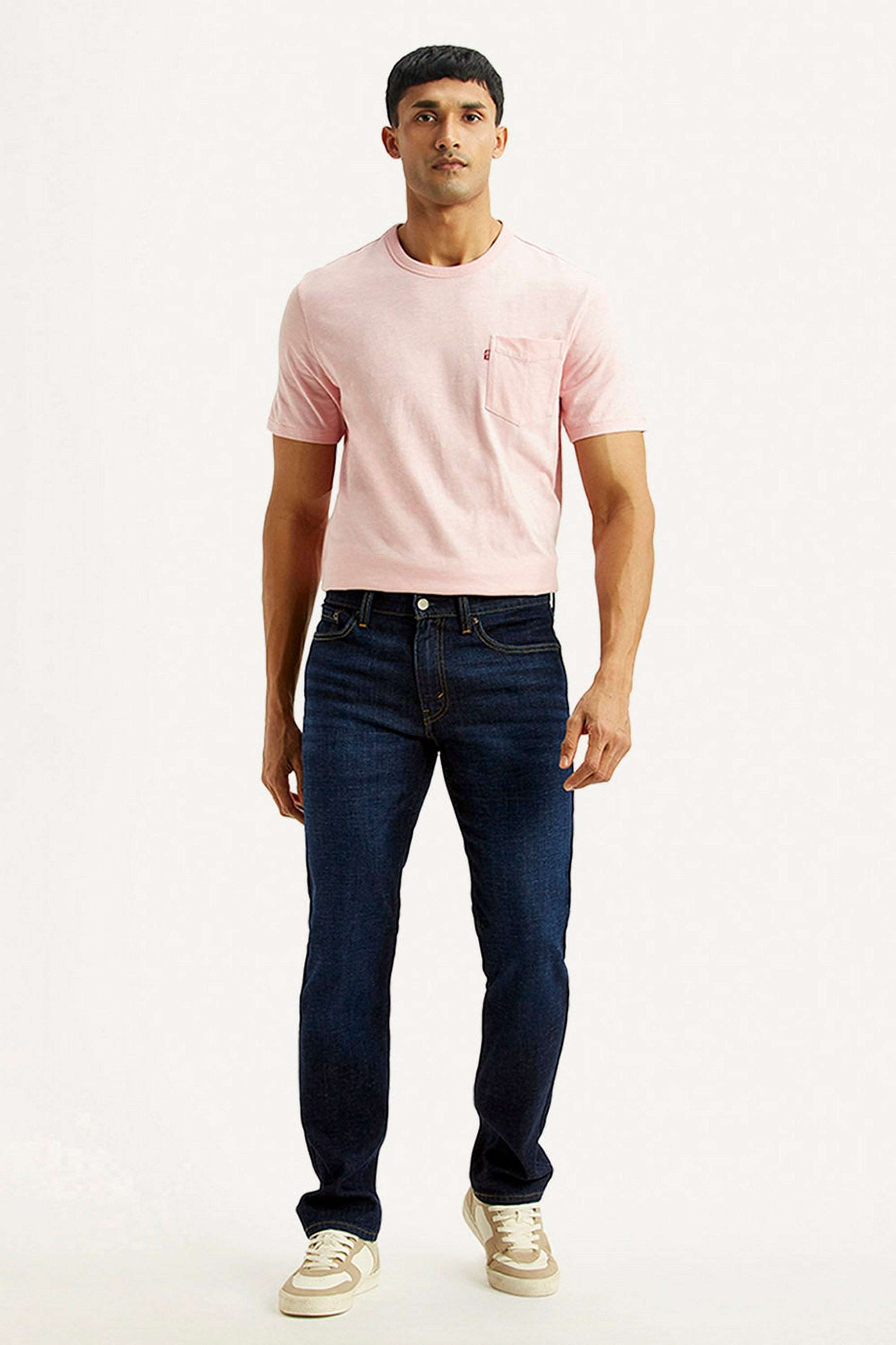 Light-Wash-Cotton-Slim-Fit-Men-s-Jeans