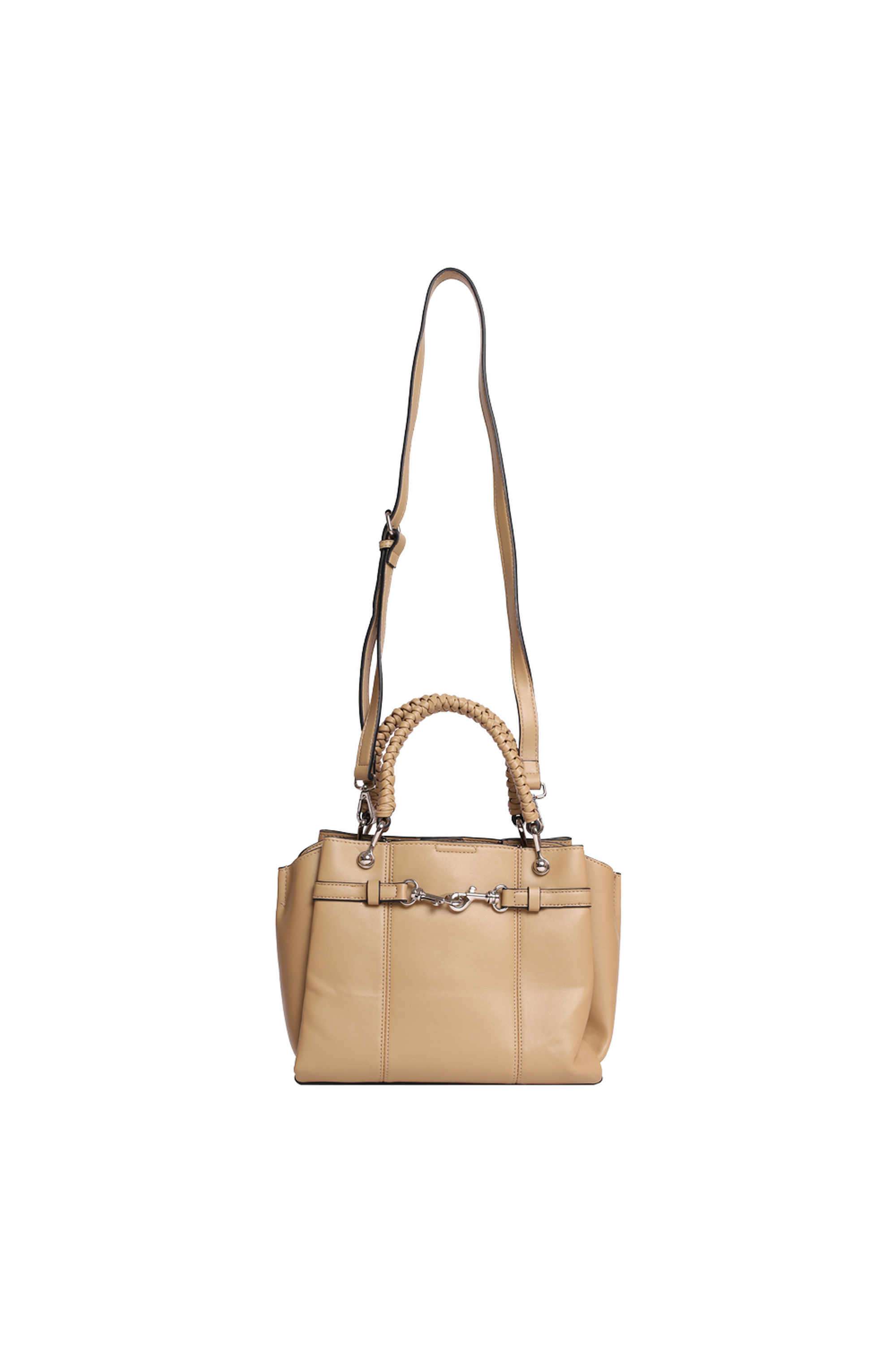 Zipper-Closure-PU-Women-Casual-Wear-Satchel