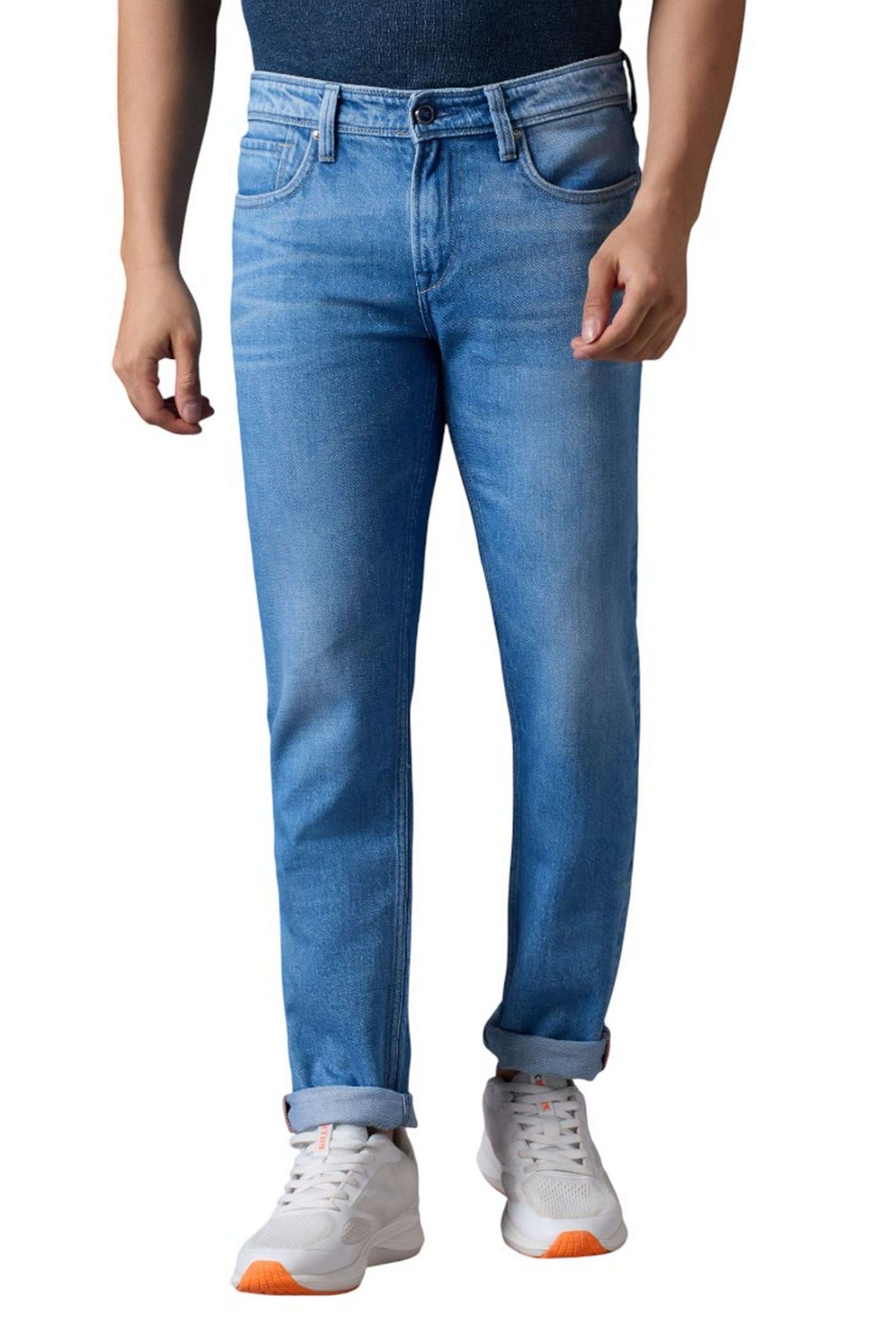 Solid-Cotton-Stretch-Straight-Fit-Men-s-Jeans