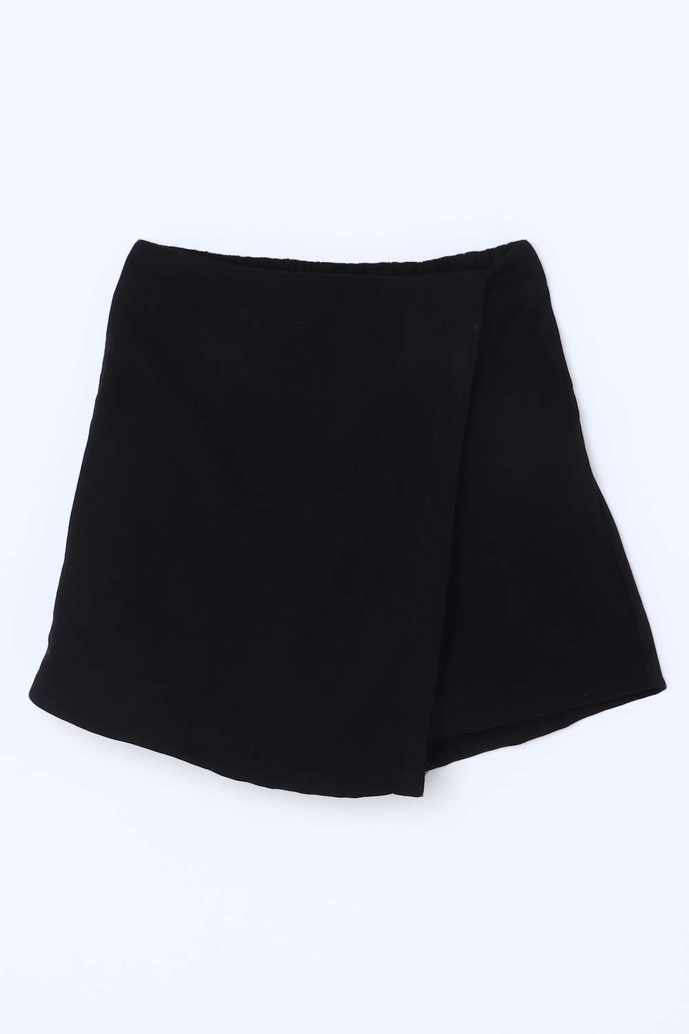Solid-Blended-Fabric-Regular-Fit-Girls-Shorts