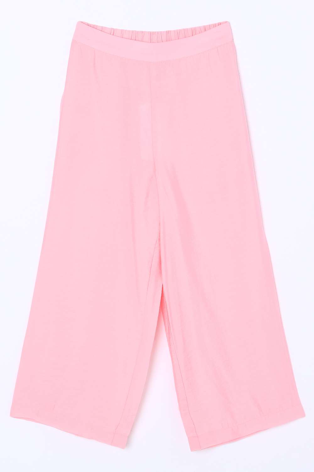 Solid-Blended-Fabric-Regular-Fit-Girls-Pants