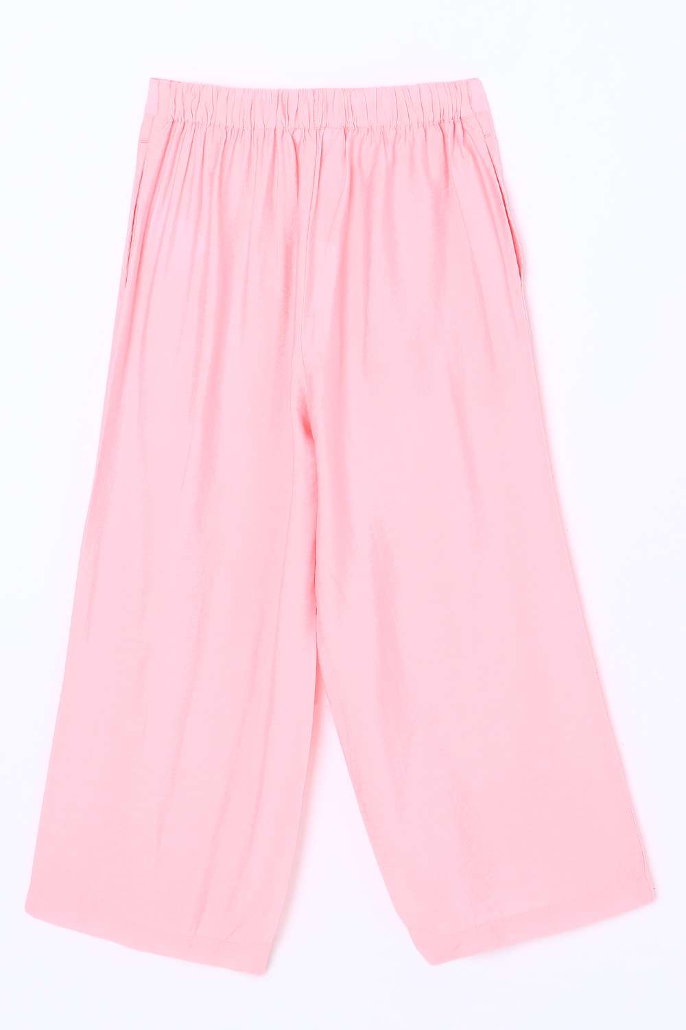 Solid-Blended-Fabric-Regular-Fit-Girls-Pants